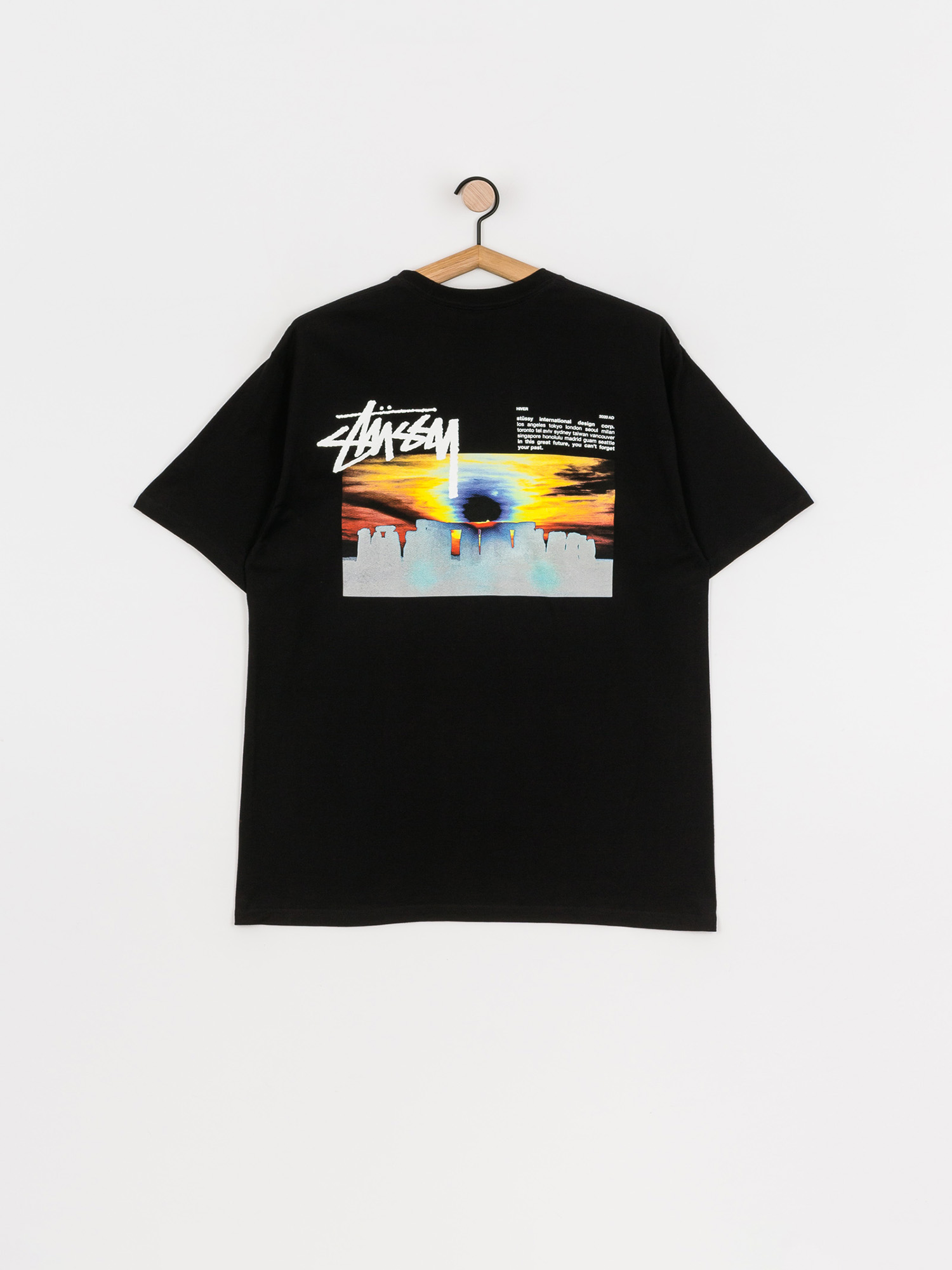 Tričko Stussy Stonehenge (black)