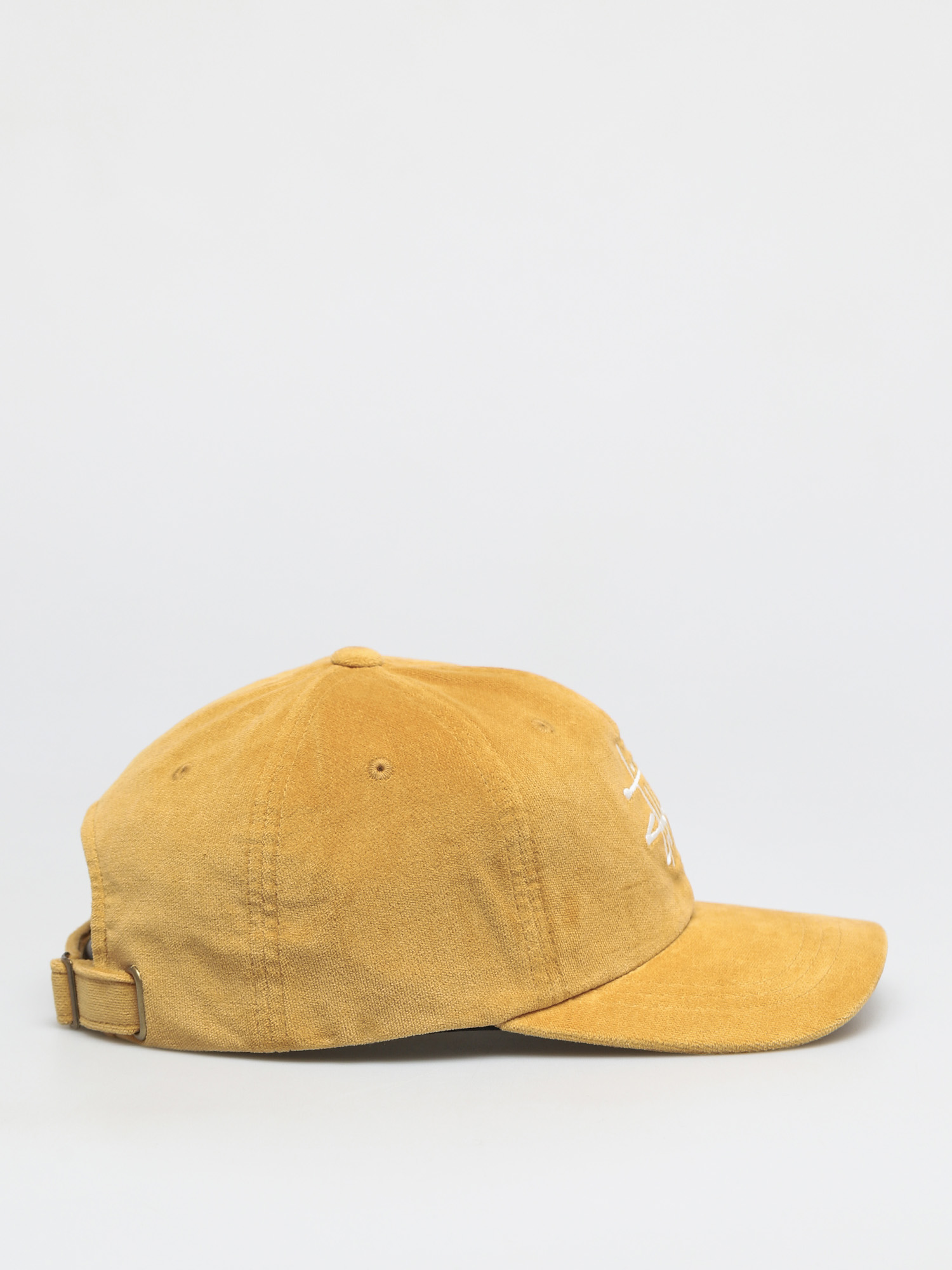 Šiltovka Stussy Big Logo Velveteen Low Pro ZD (yellow)