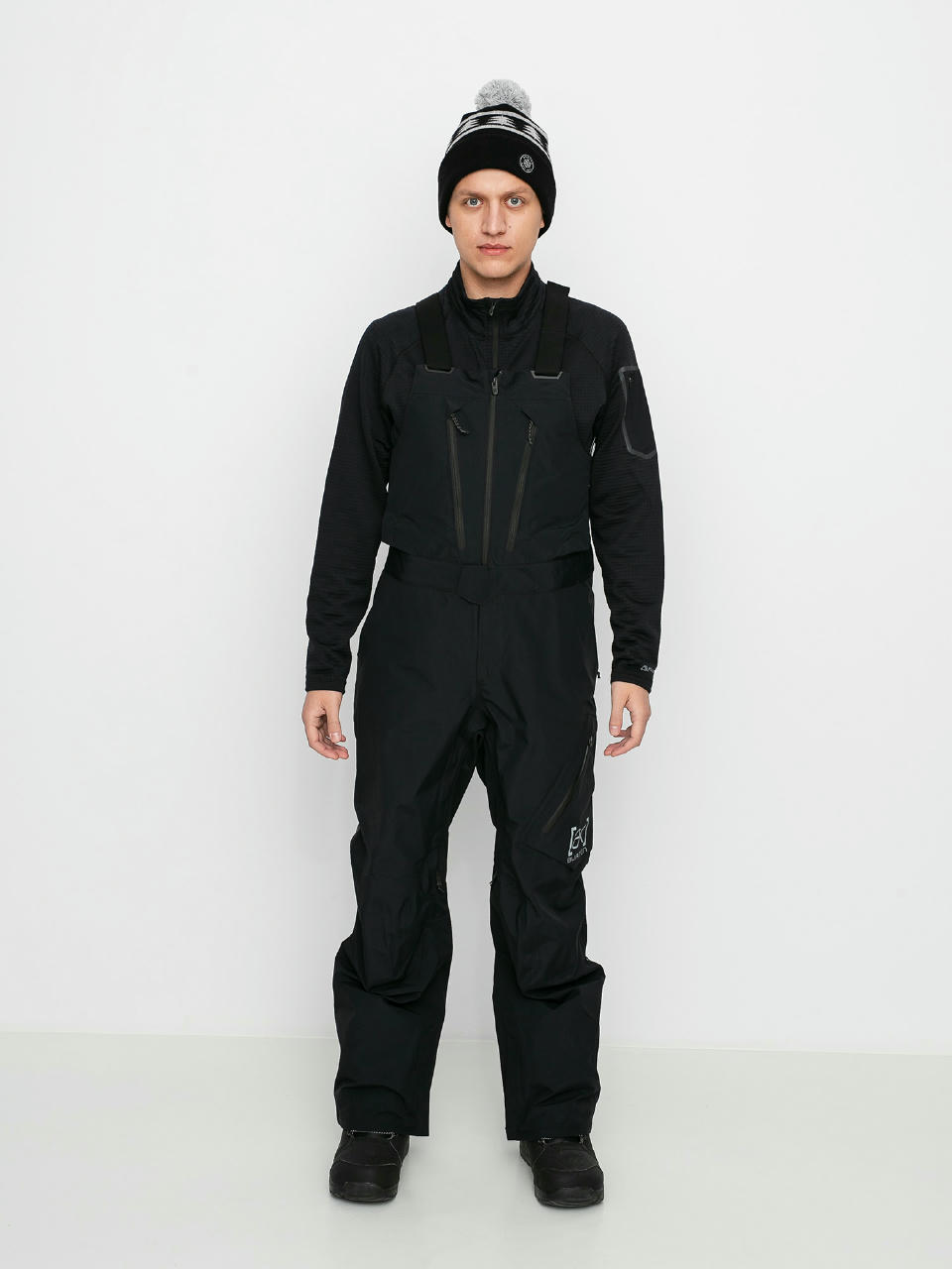 Pánske Snowboardové nohavice Burton Ak Gore Tex Cyclic Bib (true black)