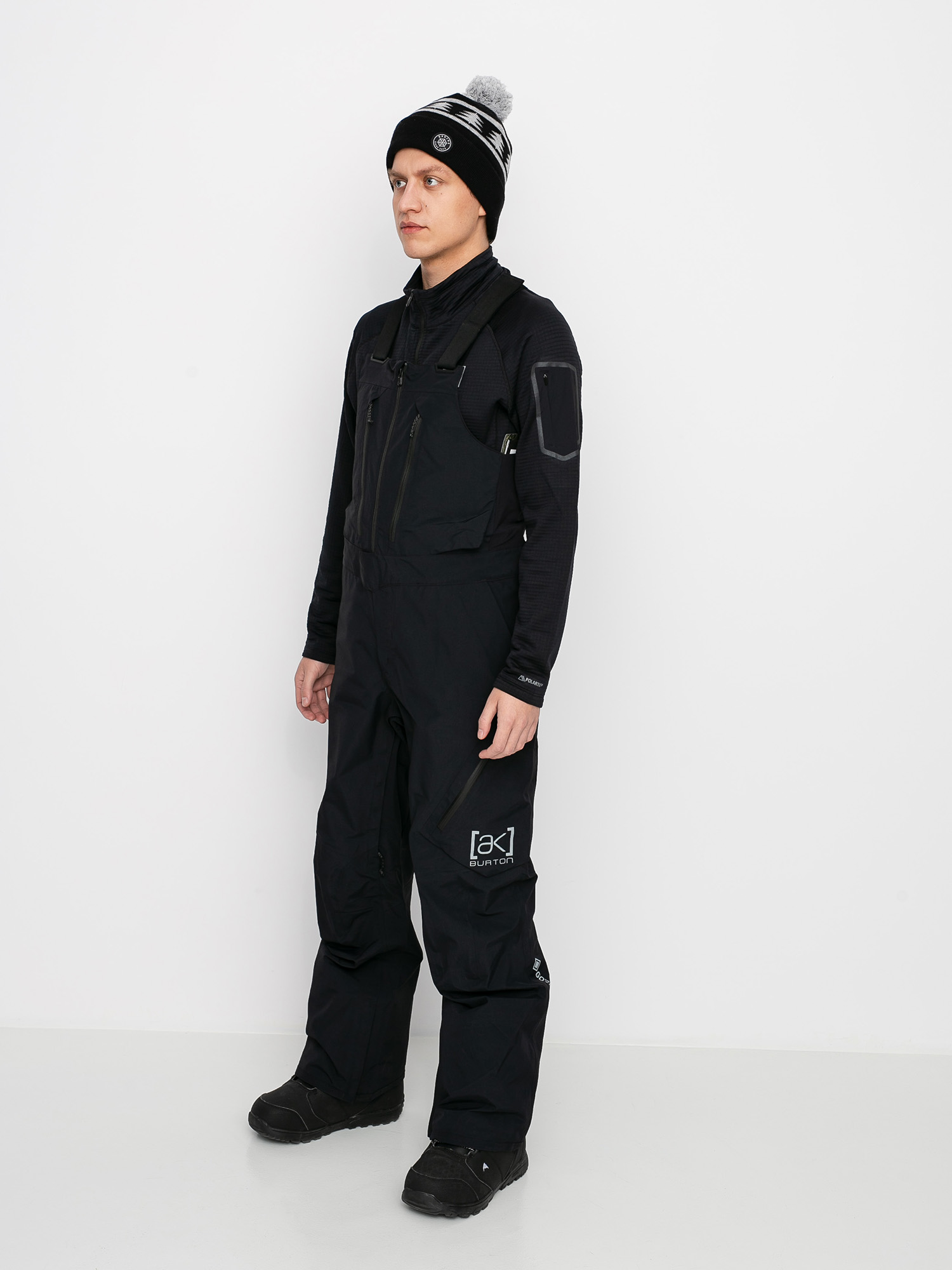 Pánske Snowboardové nohavice Burton Ak Gore Tex Cyclic Bib (true black)