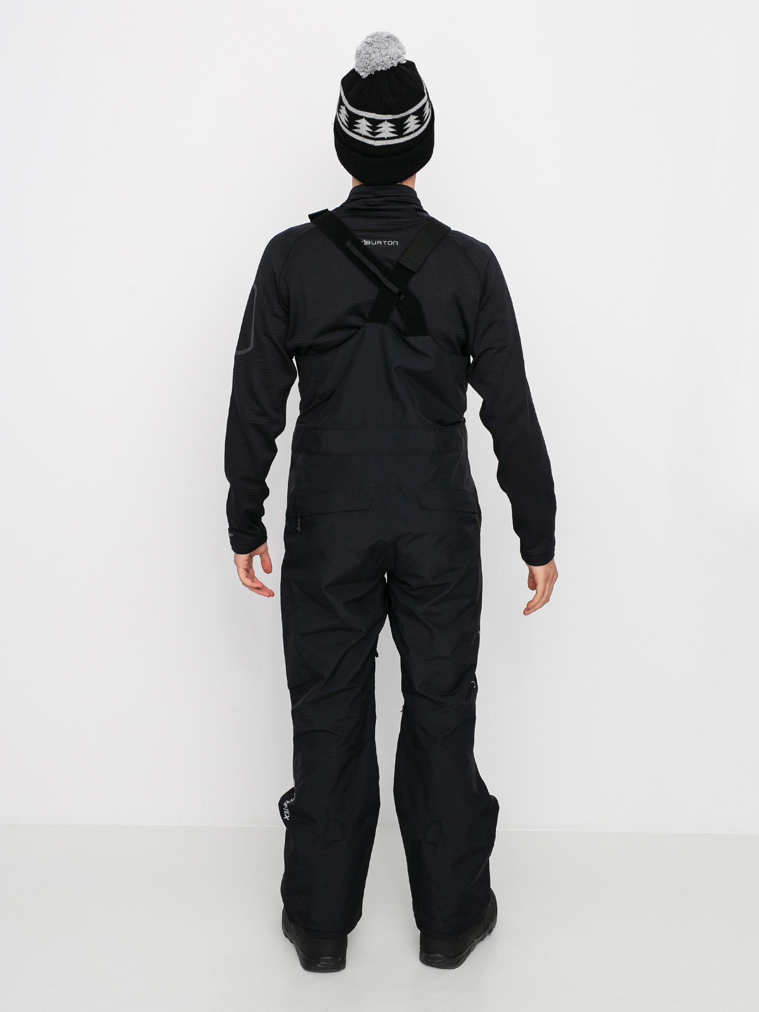 Pánske Snowboardové nohavice Burton Ak Gore Tex Cyclic Bib (true black)