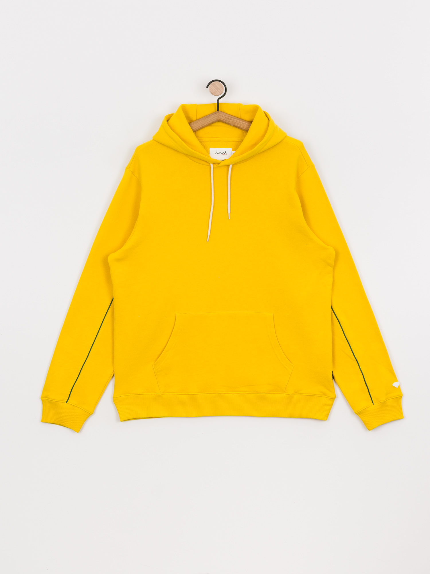 Mikina s kapucňou Diamond Supply Co. Checkered Cross HD (yellow)