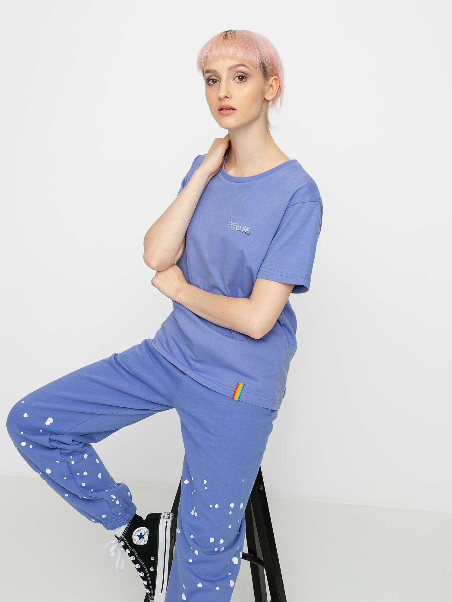 Tričko Local Heroes X Polaroid Gradient Wmn (violet)