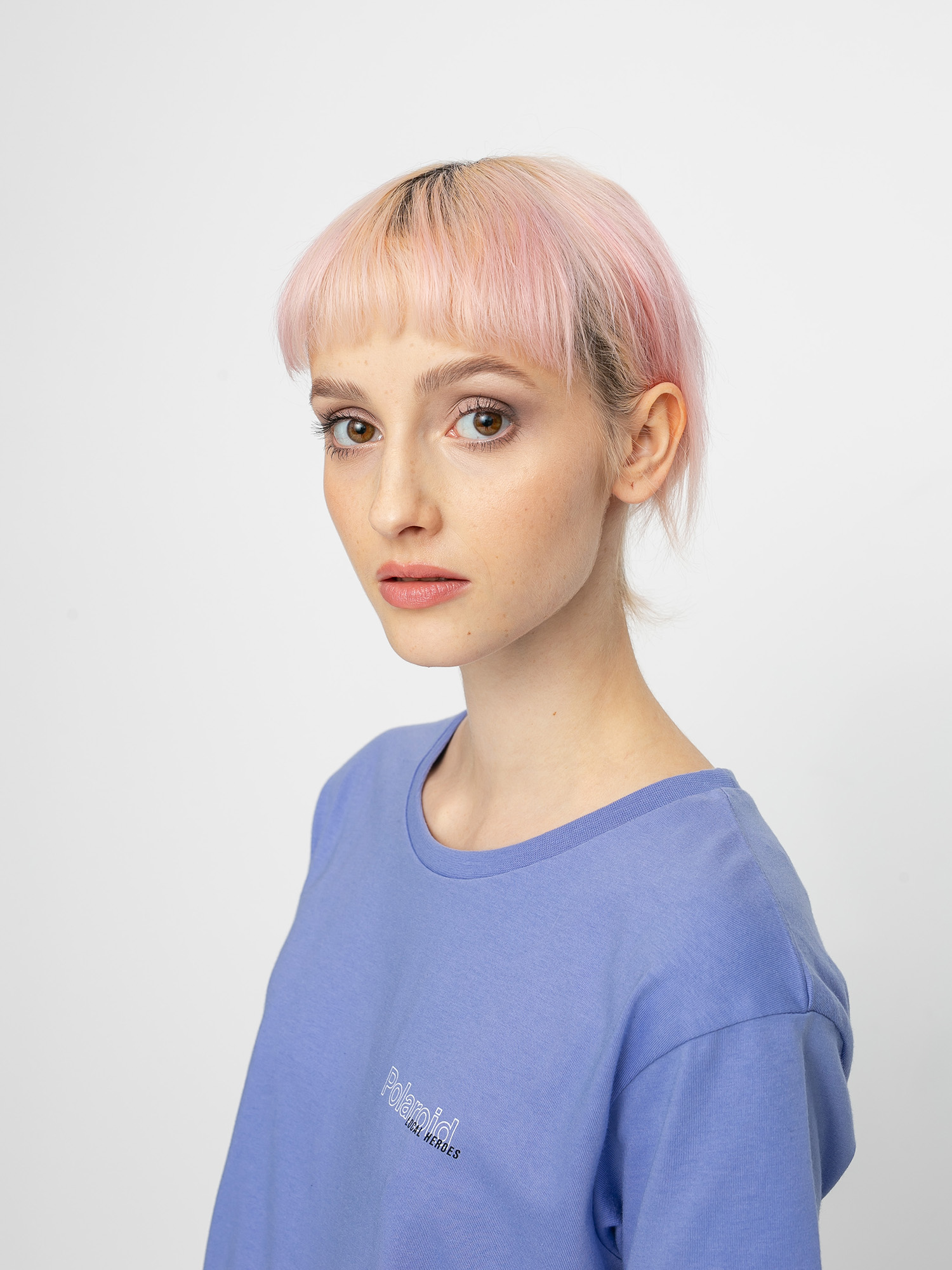 Tričko Local Heroes X Polaroid Gradient Wmn (violet)