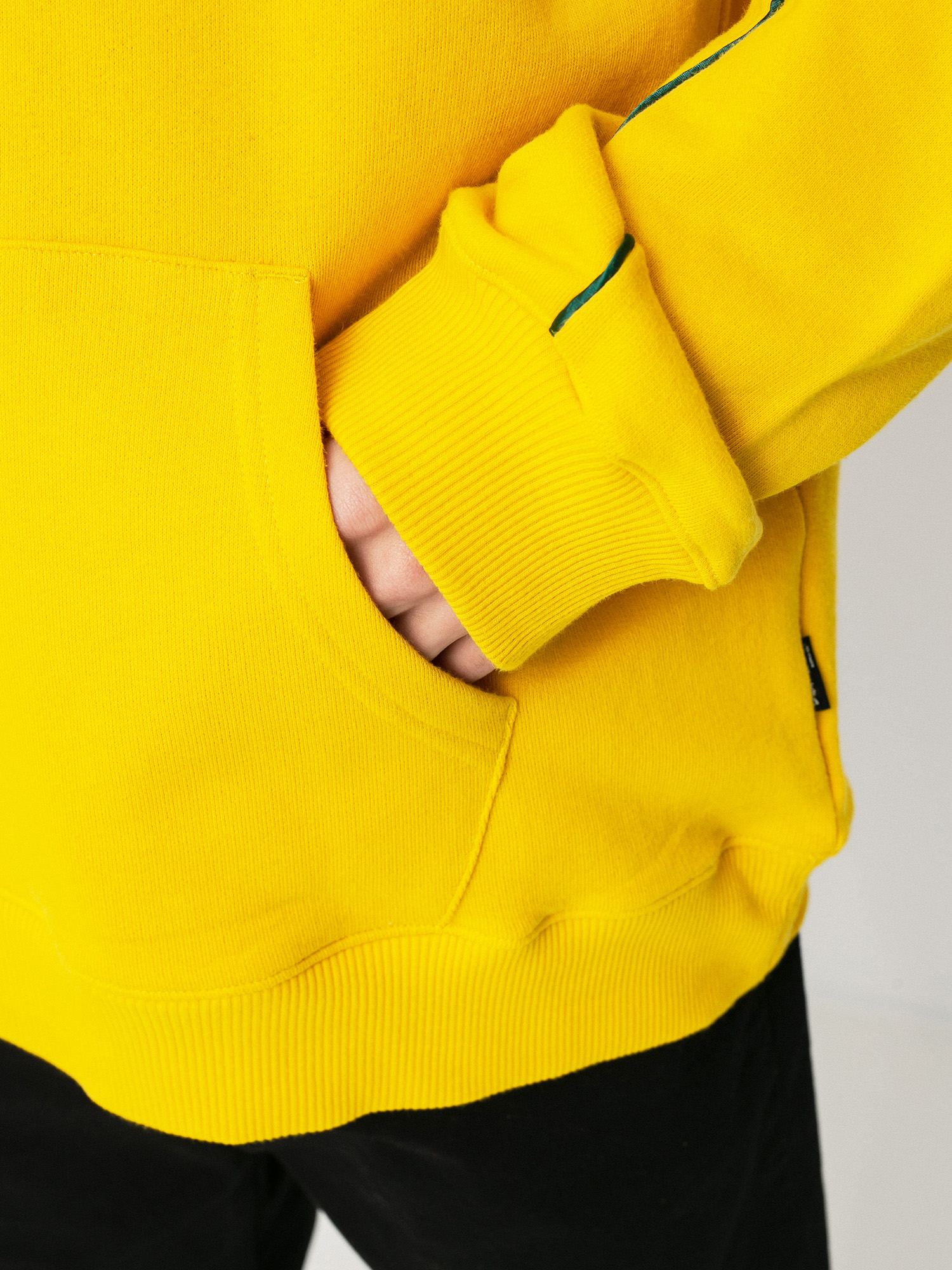 Mikina s kapucňou Diamond Supply Co. Checkered Cross HD (yellow)