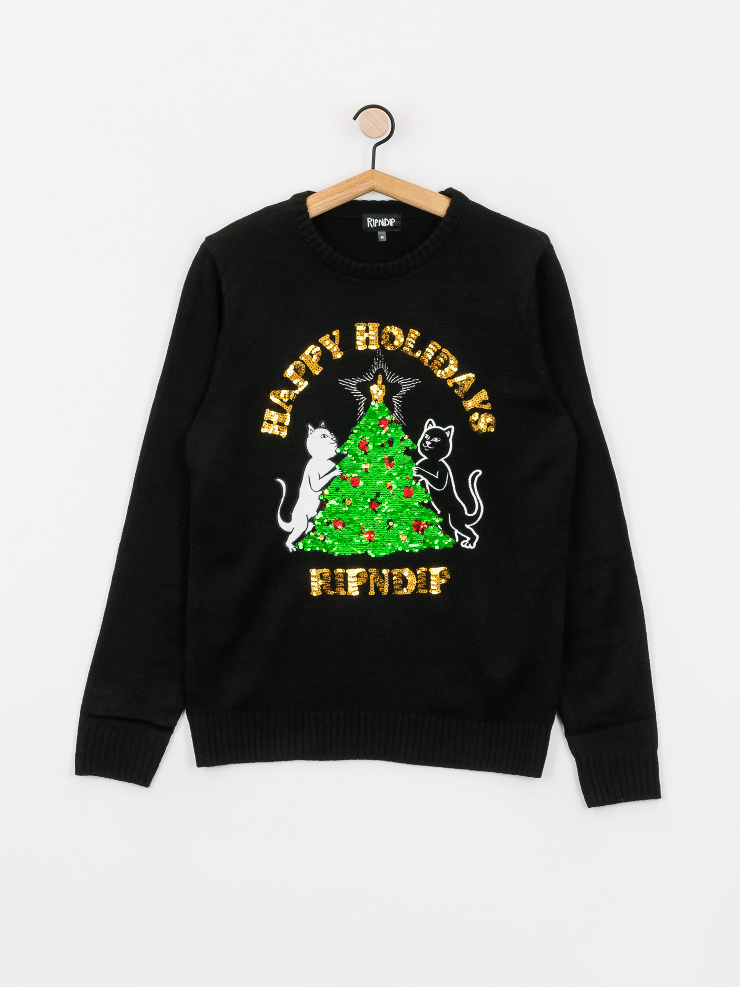 Sveter RipNDip Litmas Tree (black)