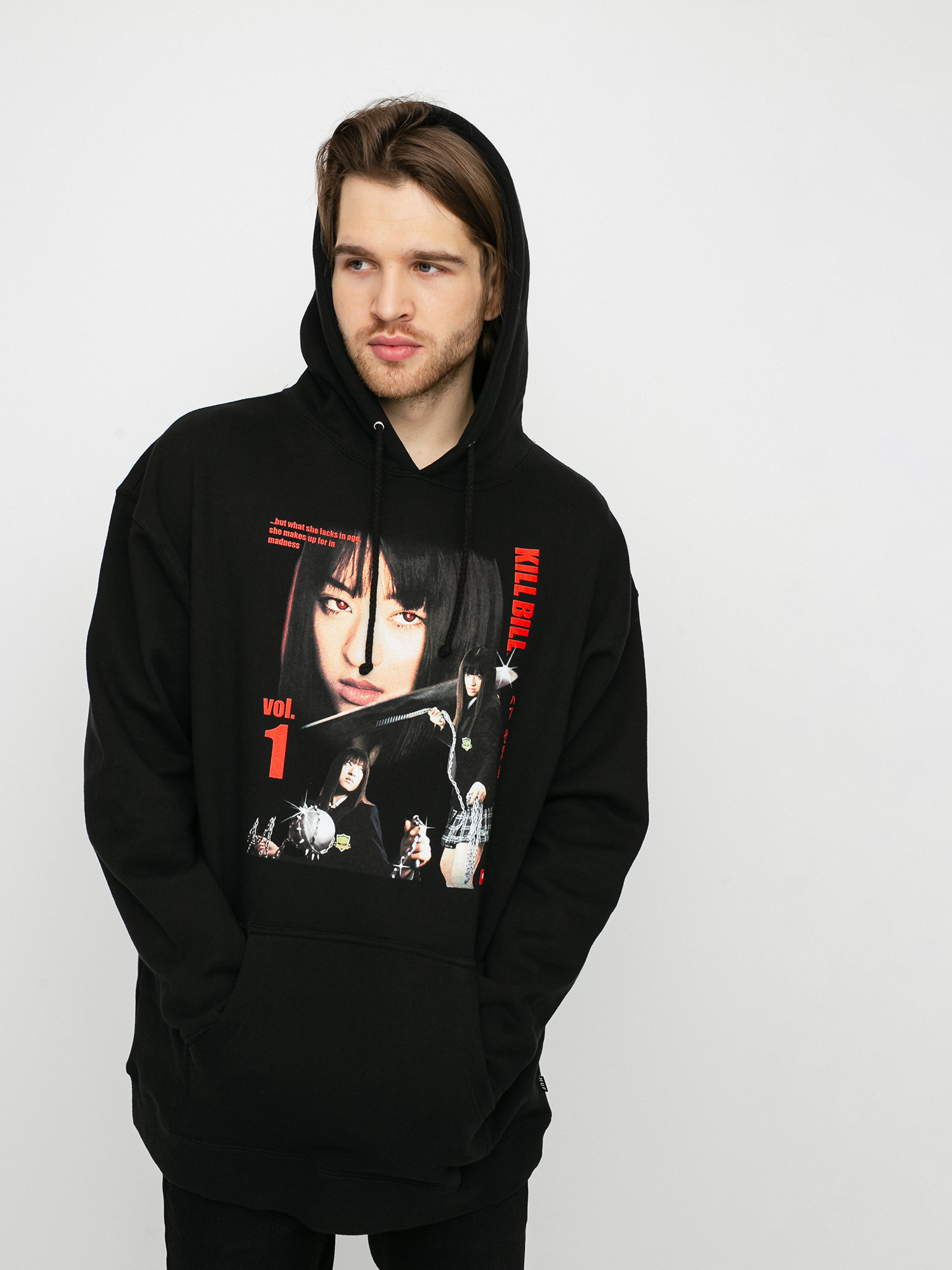 Mikina s kapucňou HUF X Kill Bill Gogo Yubari HD (black)