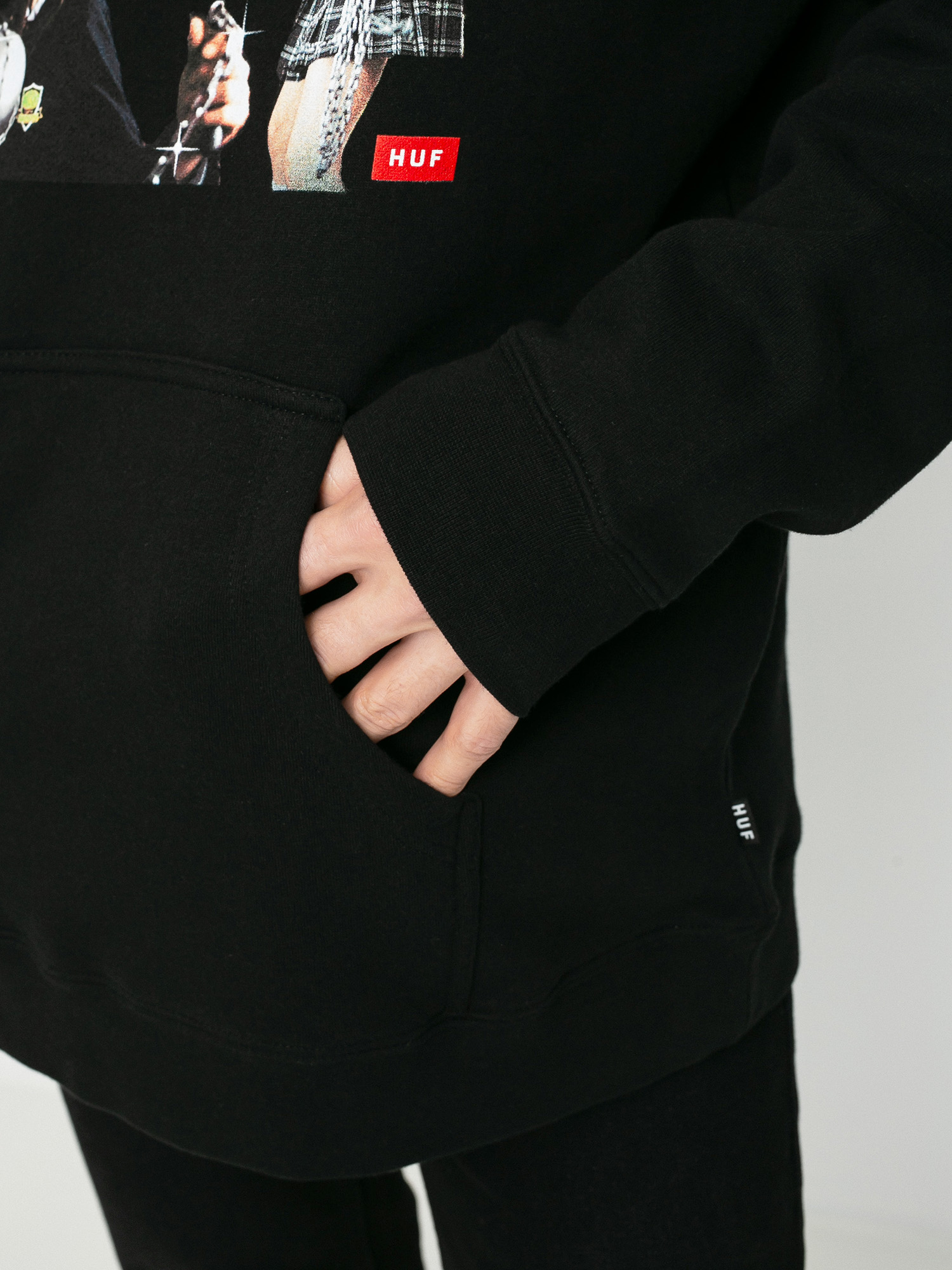 Mikina s kapucňou HUF X Kill Bill Gogo Yubari HD (black)