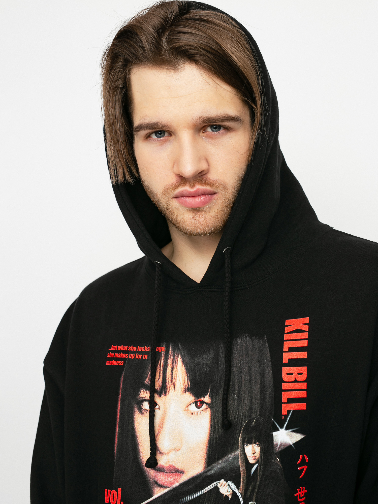 Mikina s kapucňou HUF X Kill Bill Gogo Yubari HD (black)