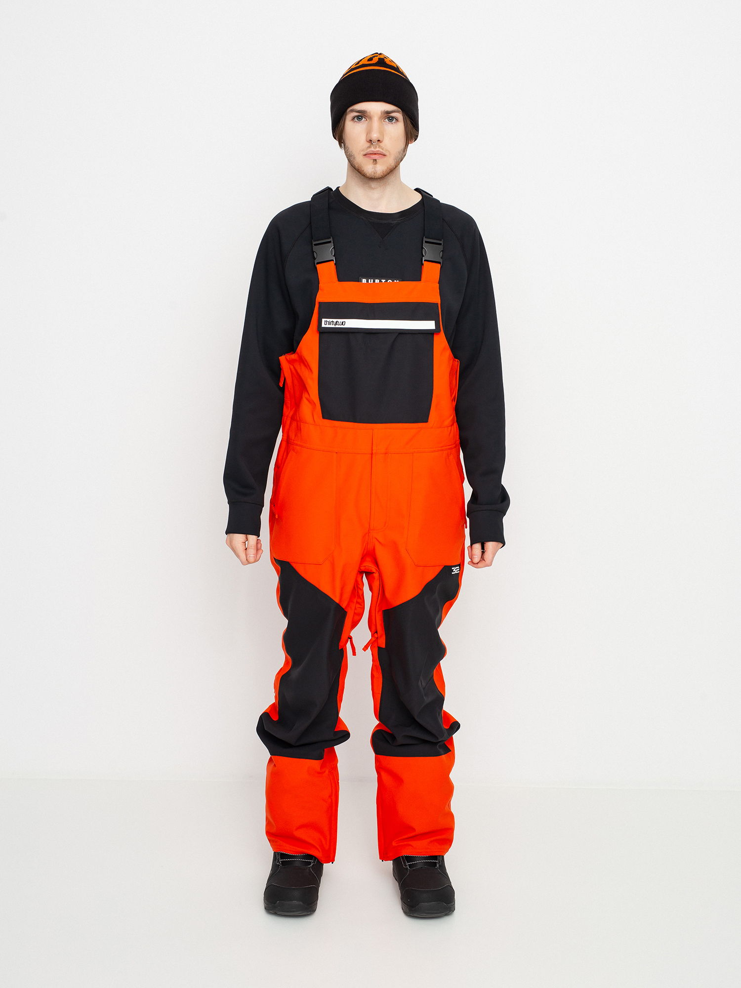 Snowboardové nohavice ThirtyTwo Basement Bib (orange)