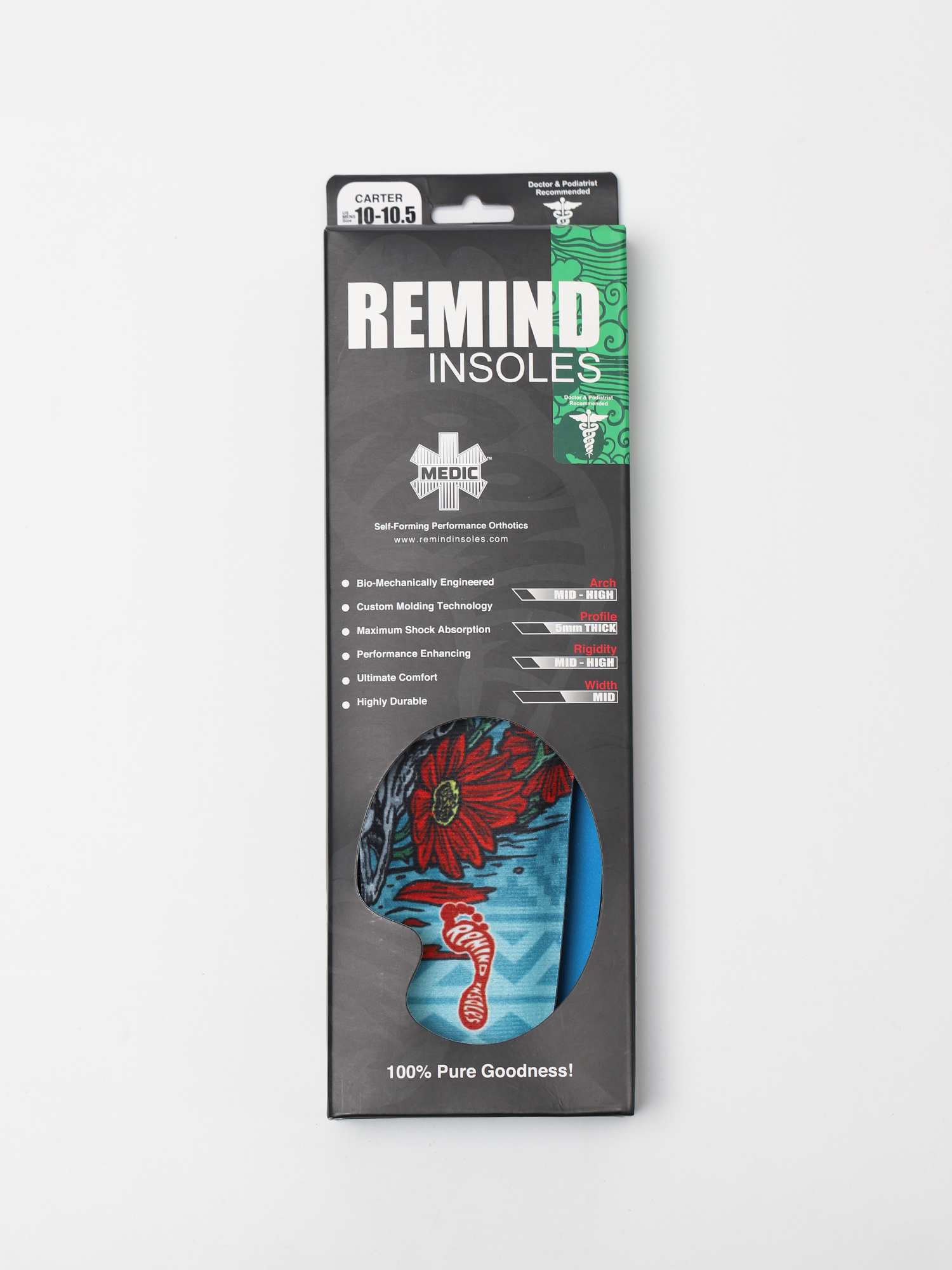 Vložky do topánok Remind Insoles Medic (mark carter desert)