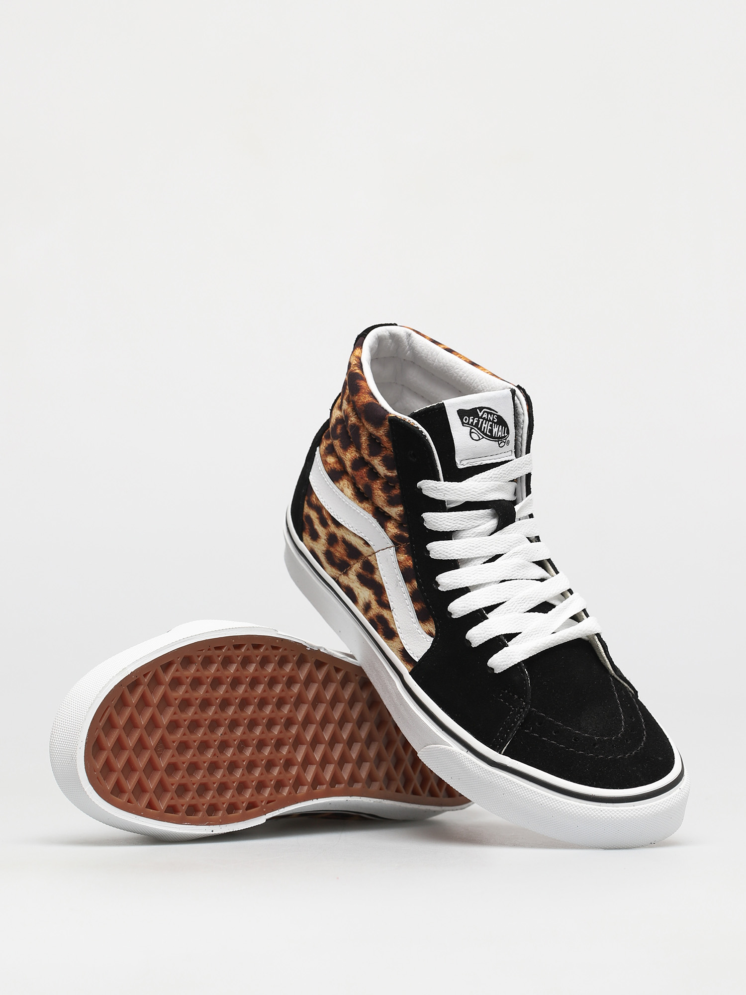Topánky Vans Sk8 Hi (leopard black/true white)