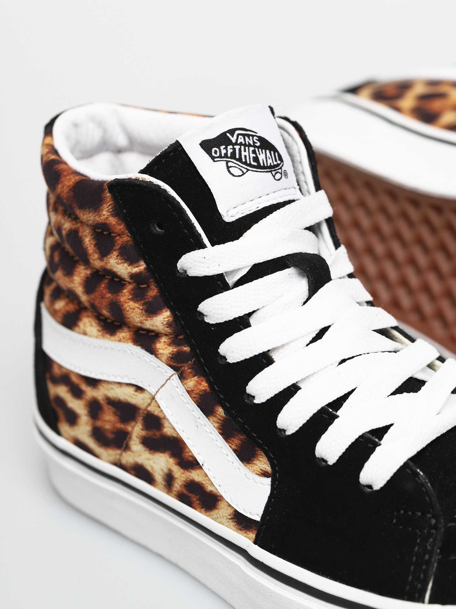 Topánky Vans Sk8 Hi (leopard black/true white)