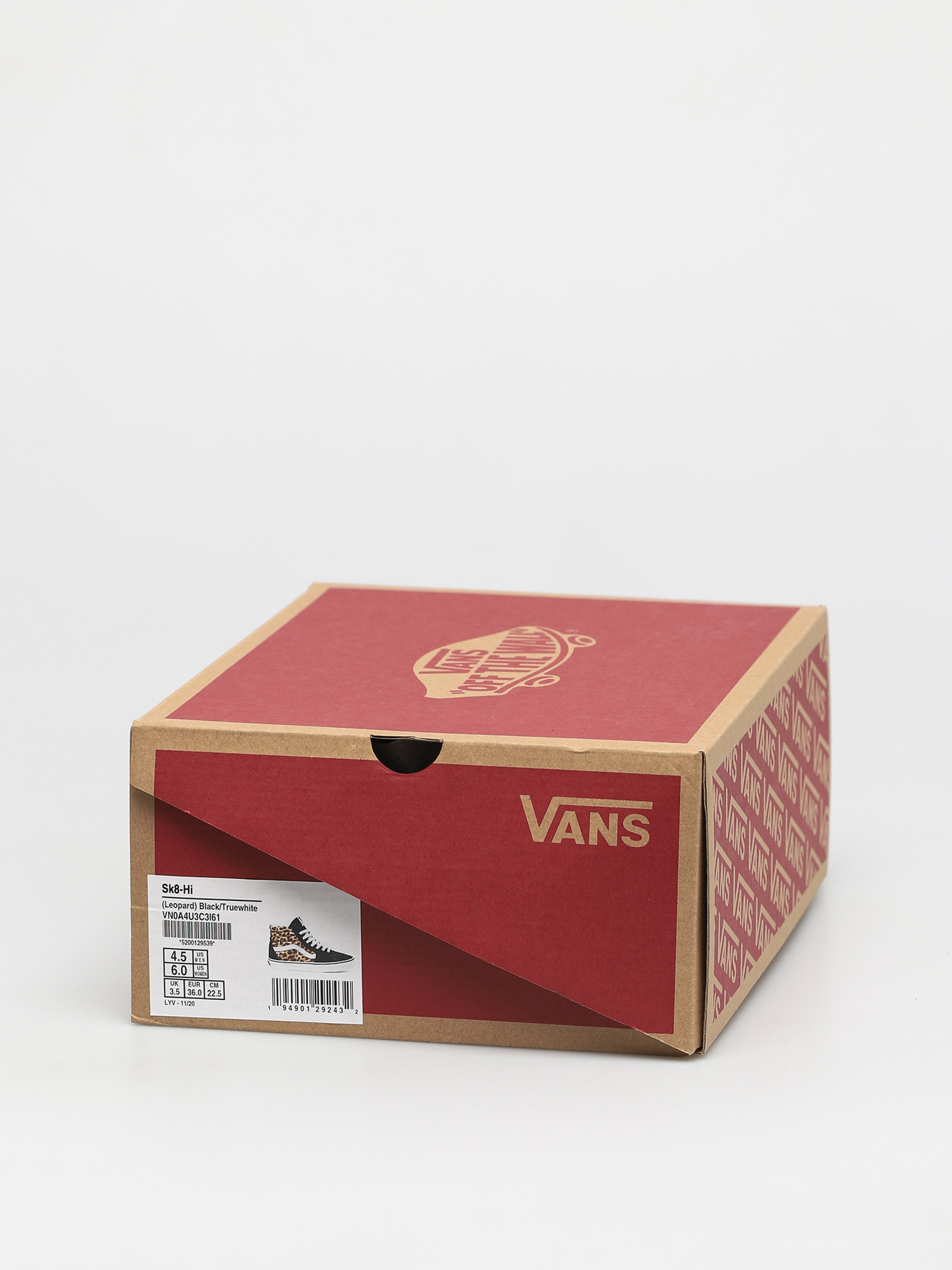 Topánky Vans Sk8 Hi (leopard black/true white)