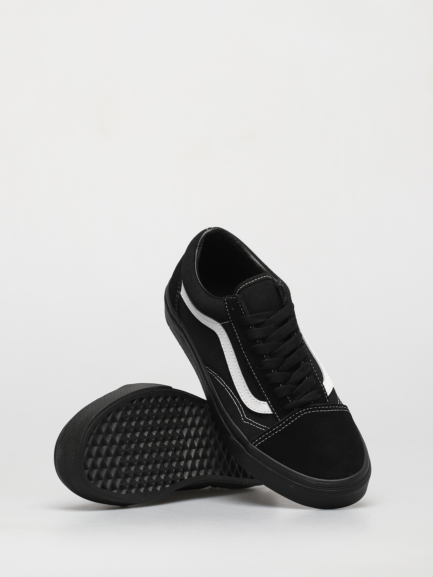 Topánky Vans Old Skool (suede/canvas black/black/true white)