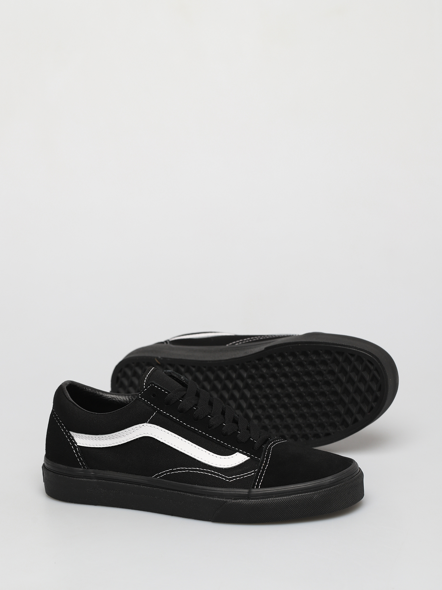 Topánky Vans Old Skool (suede/canvas black/black/true white)