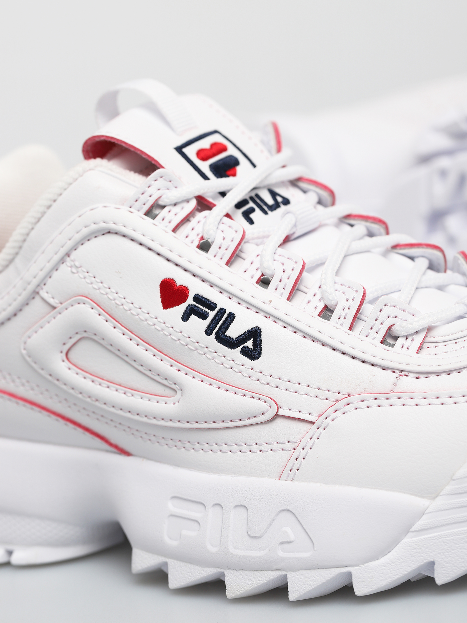 Topánky Fila Disruptor V Day Wmn (white/fila red)