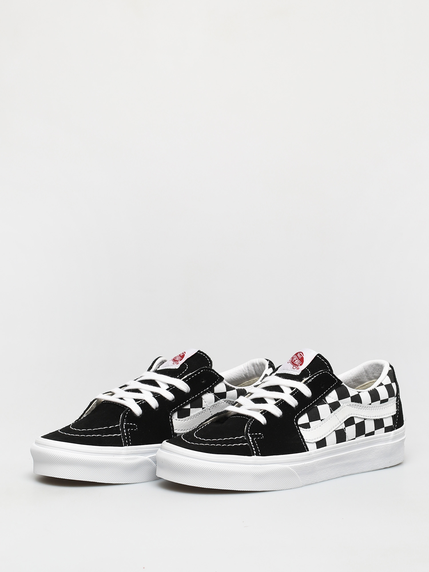 Topánky Vans Sk8 Low (canvas/suede black/checkerboard)