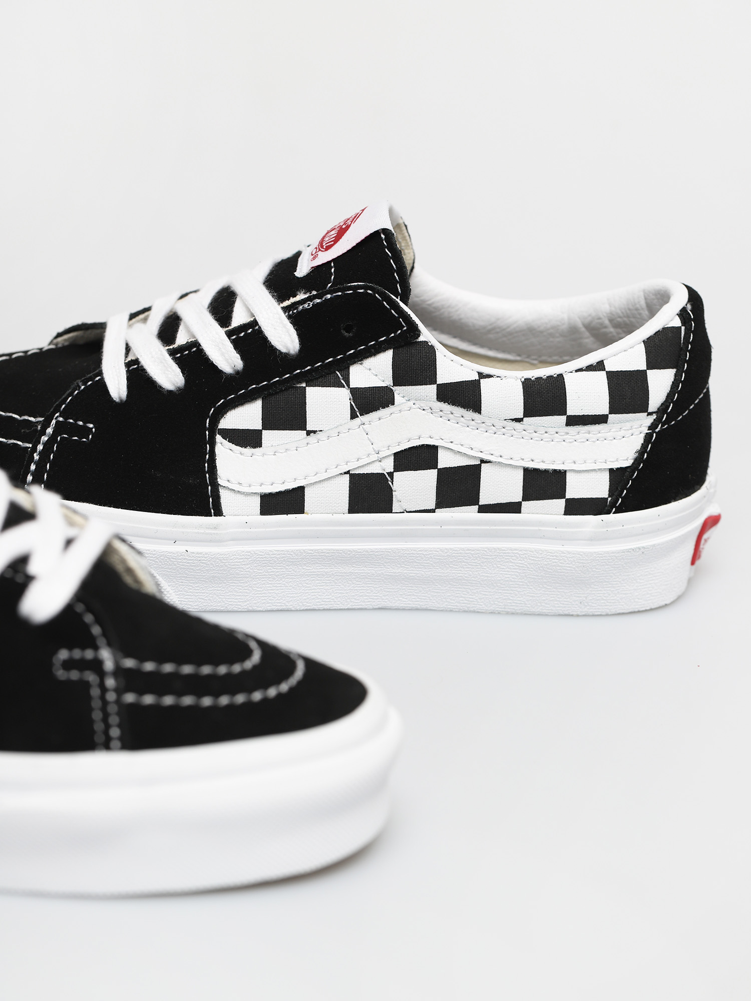 Topánky Vans Sk8 Low (canvas/suede black/checkerboard)