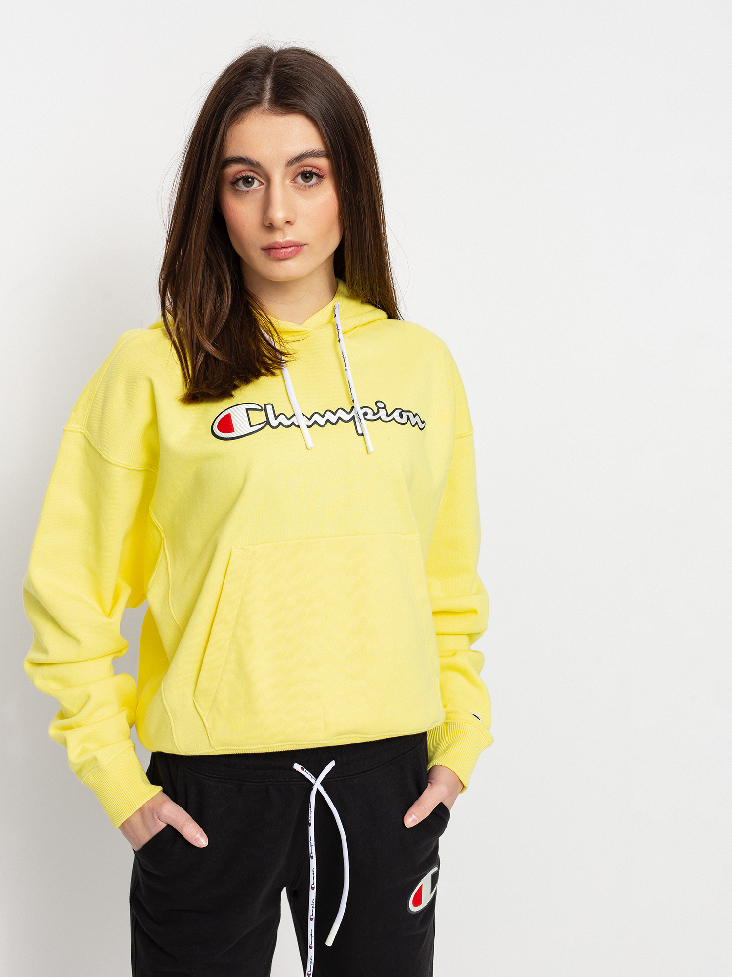 Mikina s kapucňou Champion Sweatshirt HD 112638 Wmn (lml)