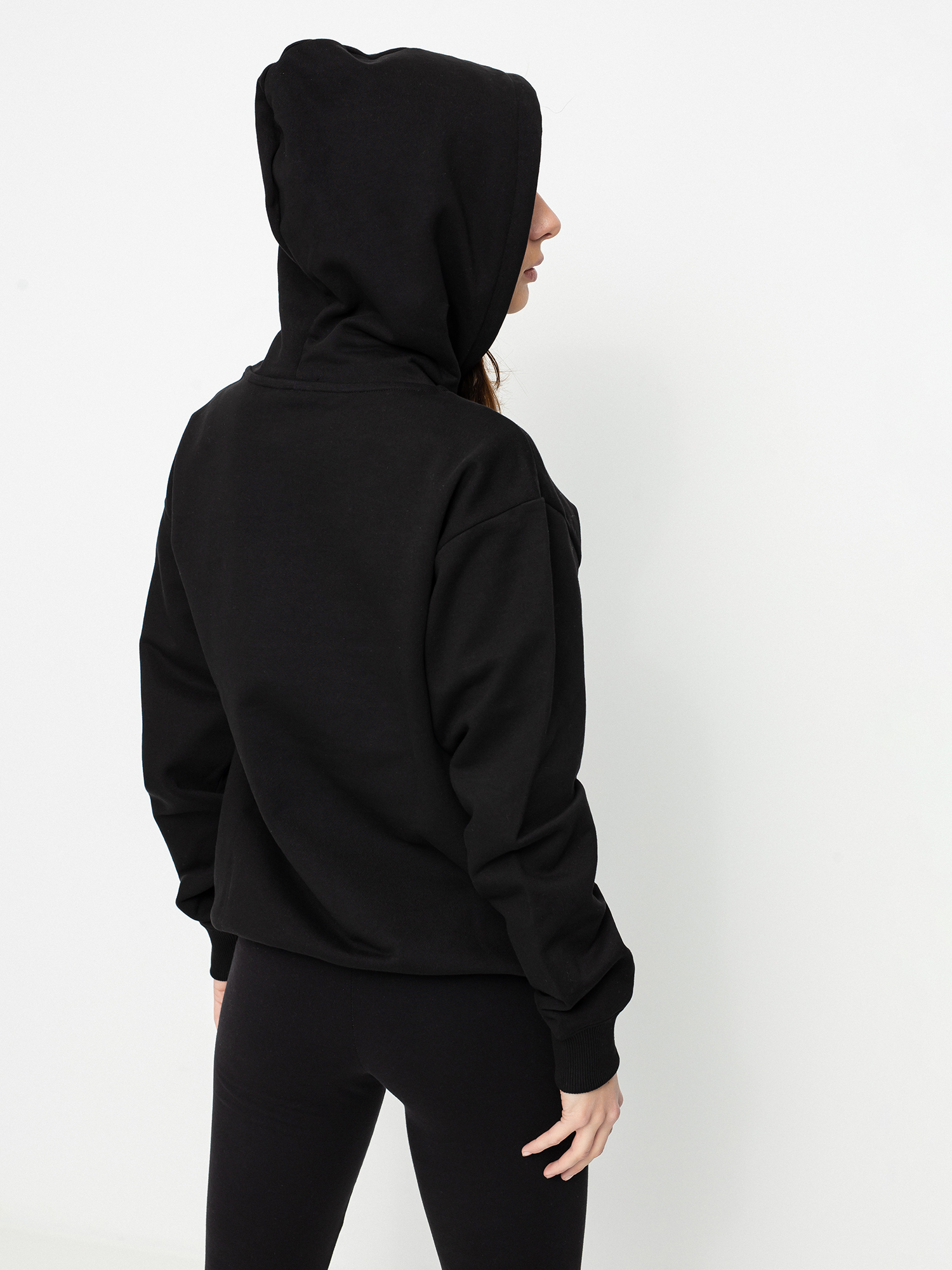 Mikina s kapucňou Vans Flying V Bf Ft HD Wmn (black)