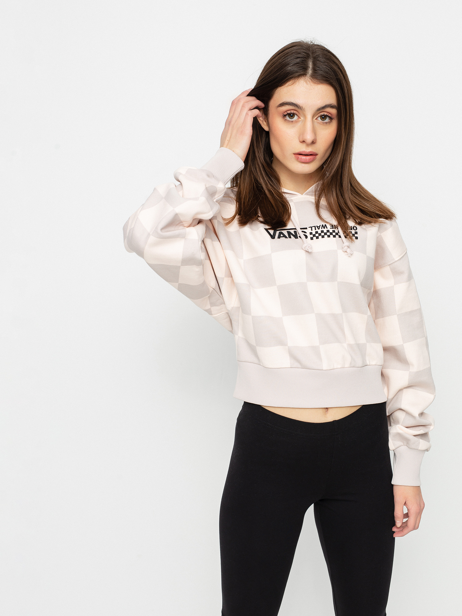 Mikina s kapucňou Vans Strait Out Turvy II Print HD Wmn (hushed violet)