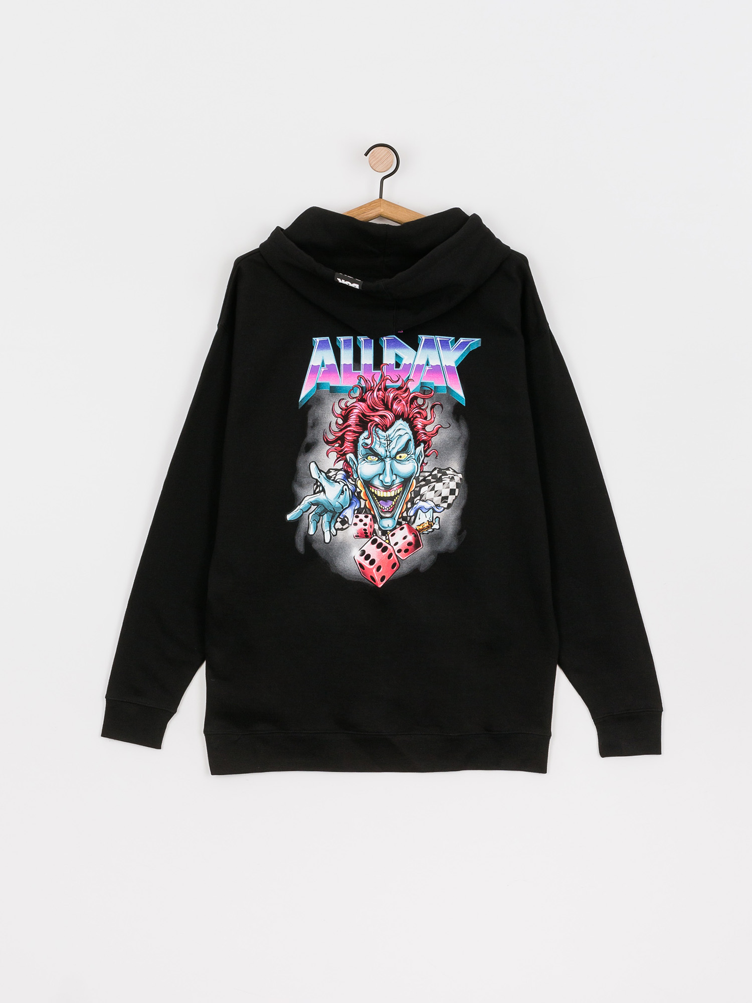 Mikina s kapucňou DGK Hysteria HD (black)