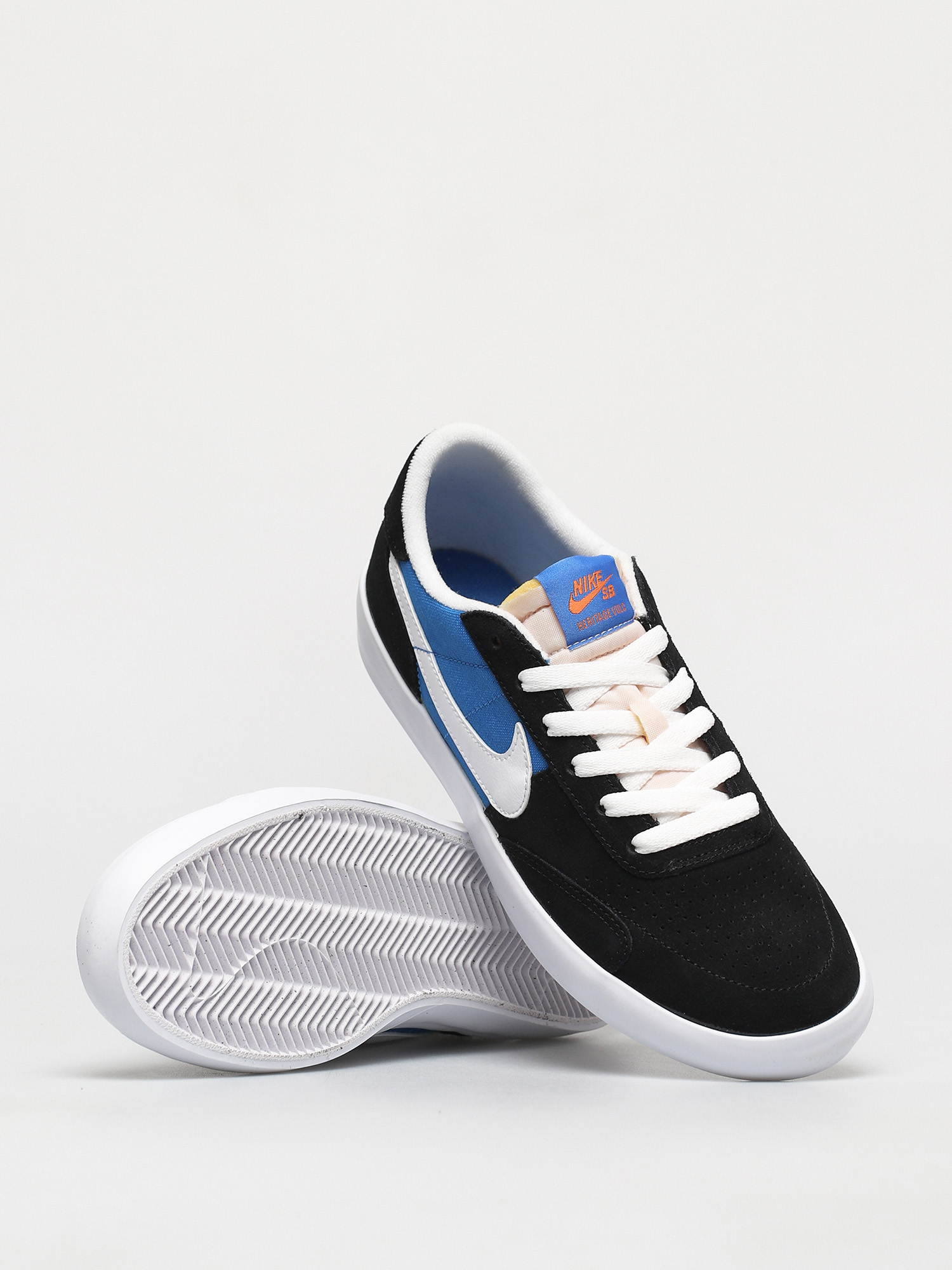 Topánky Nike SB Heritage Vulc (black/white signal blue safety orange)