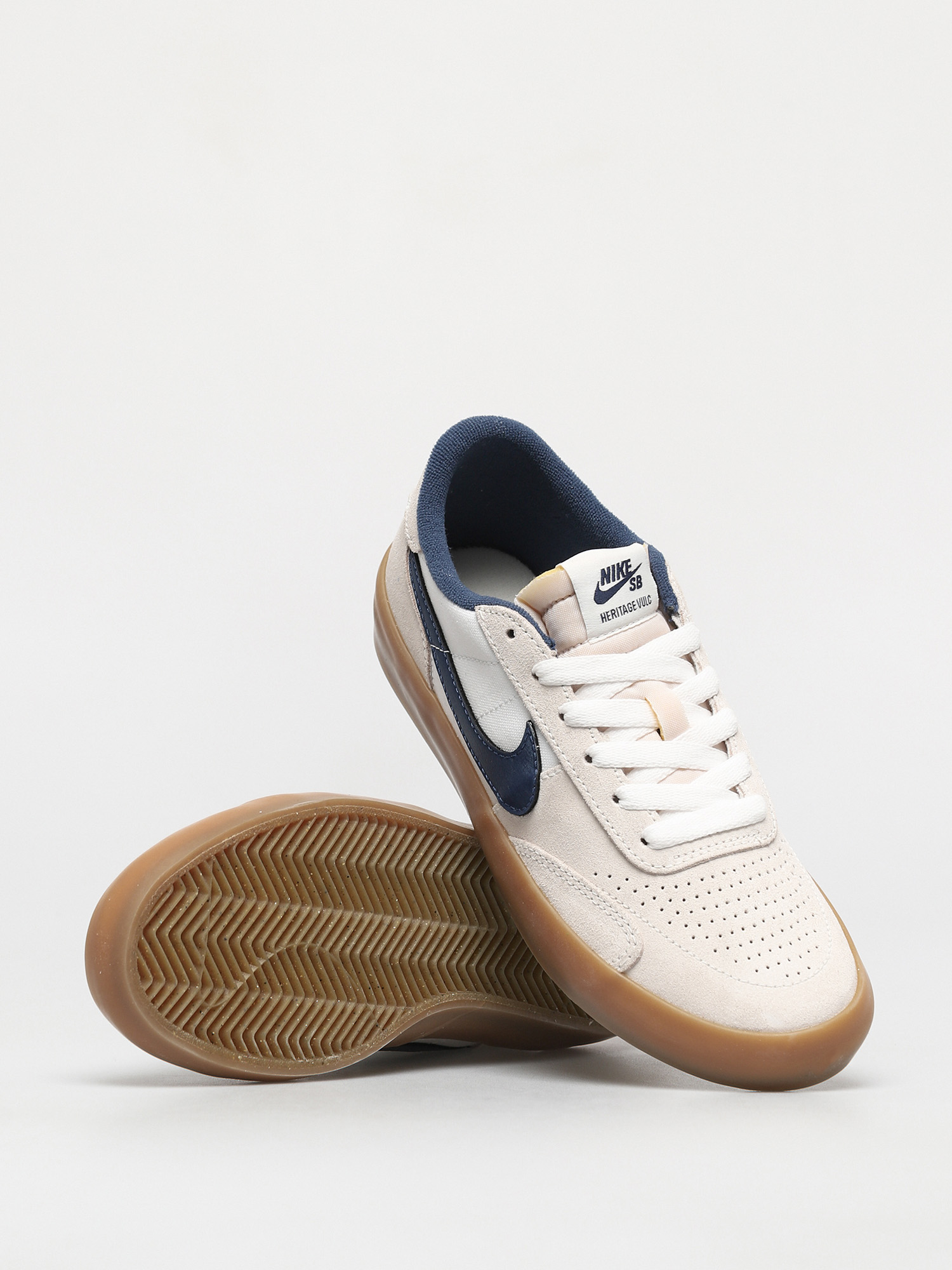 Topánky Nike SB Heritage Vulc (summit white/navy white gum light brown)