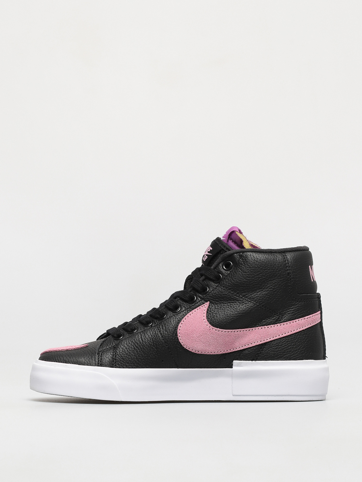 Topánky Nike SB Zoom Blazer Mid Edge (black/pink rise white purple nebula)