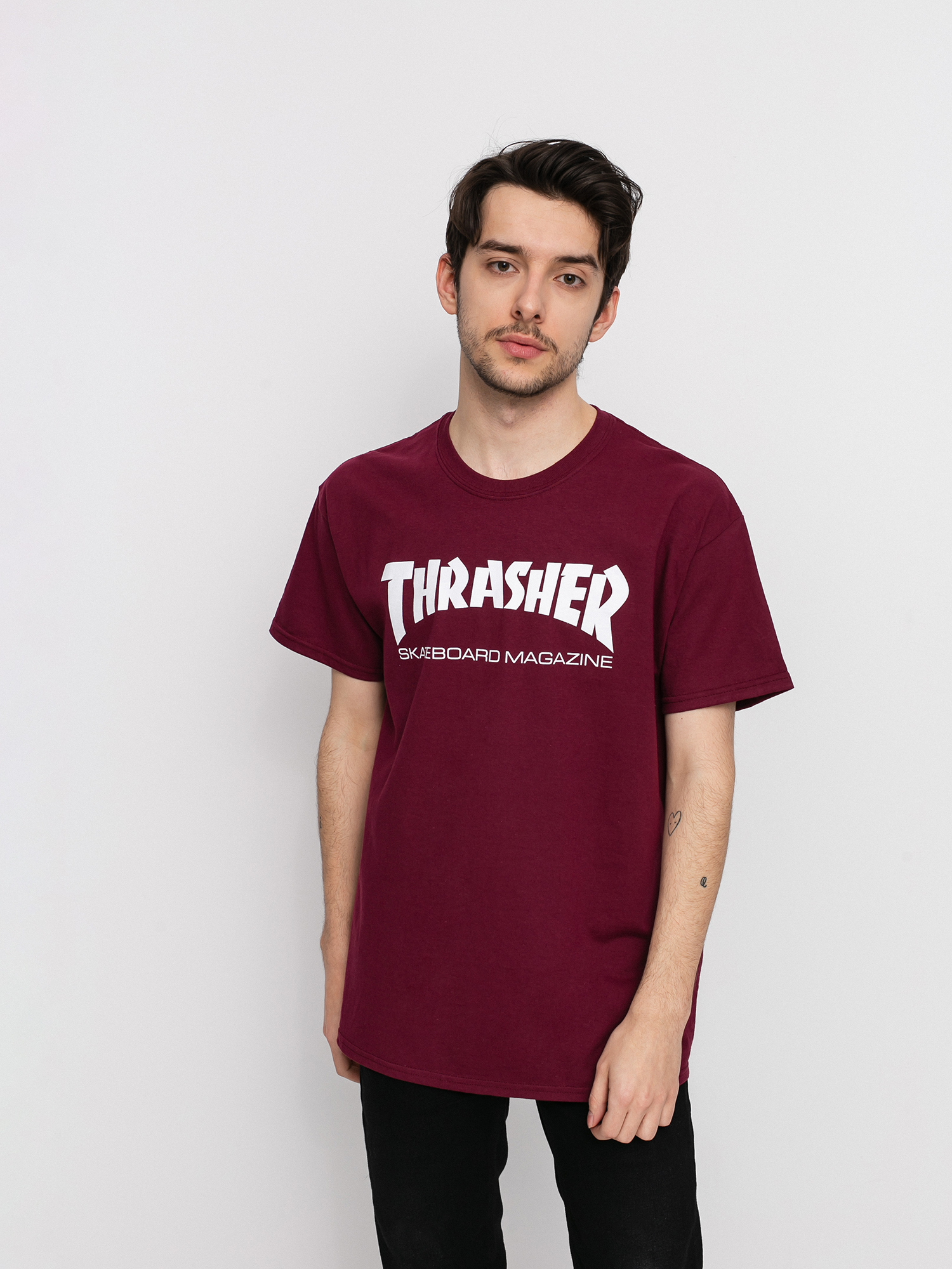 Tričko Thrasher Skate Mag (maroon)