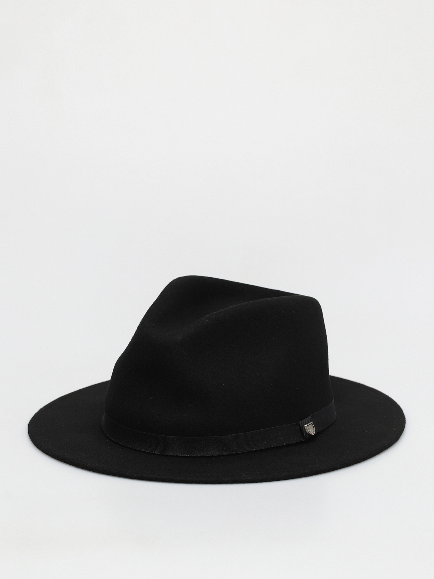 Klobúk Brixton Messer Packable Fedora (black/black)