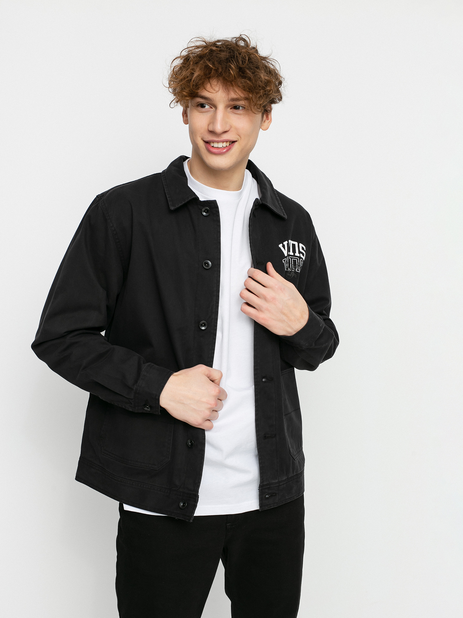 Bunda Vans New Varsity Drill Chore (black)