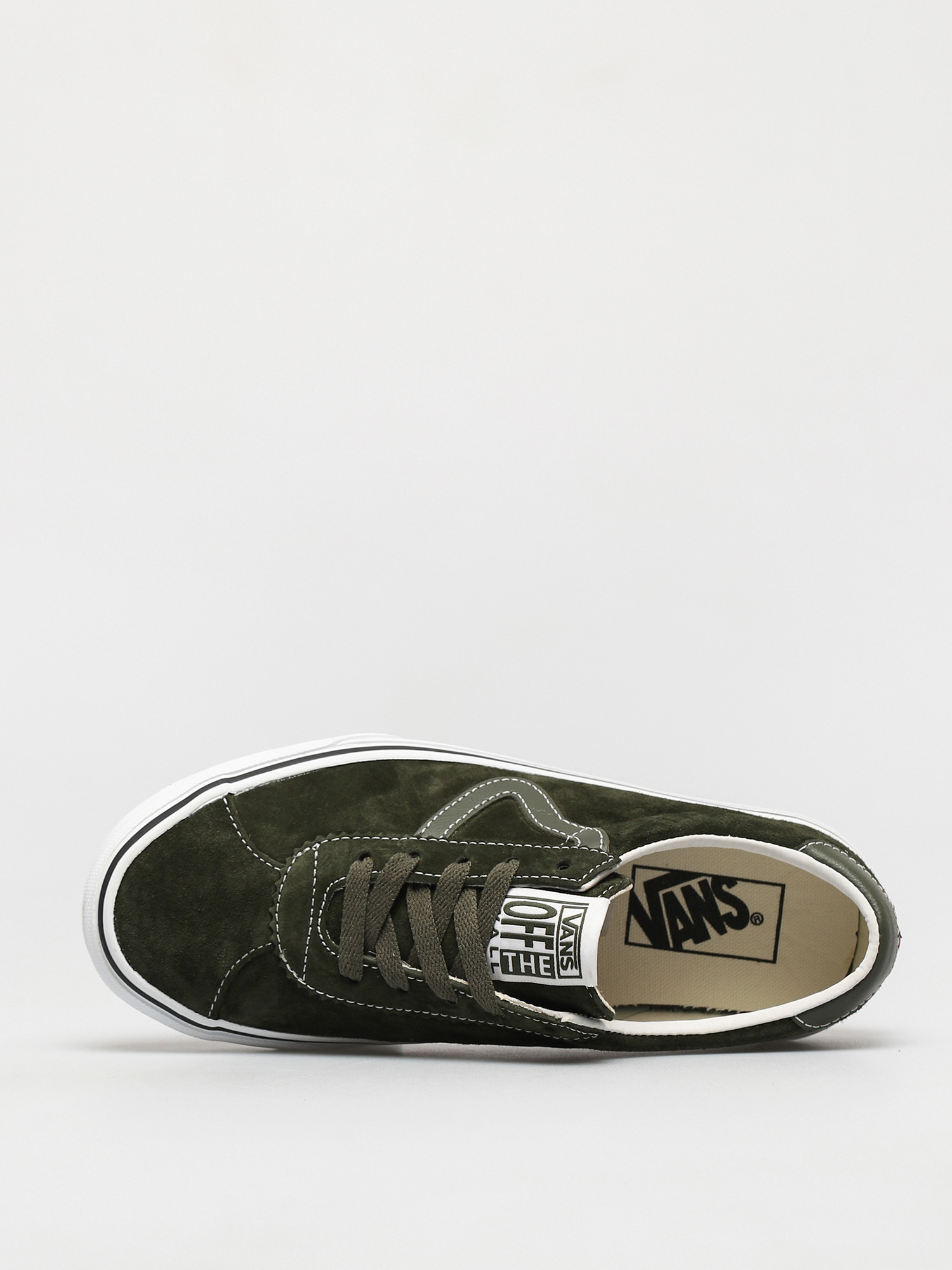 Topánky Vans Sport (pig suede olive/true white)