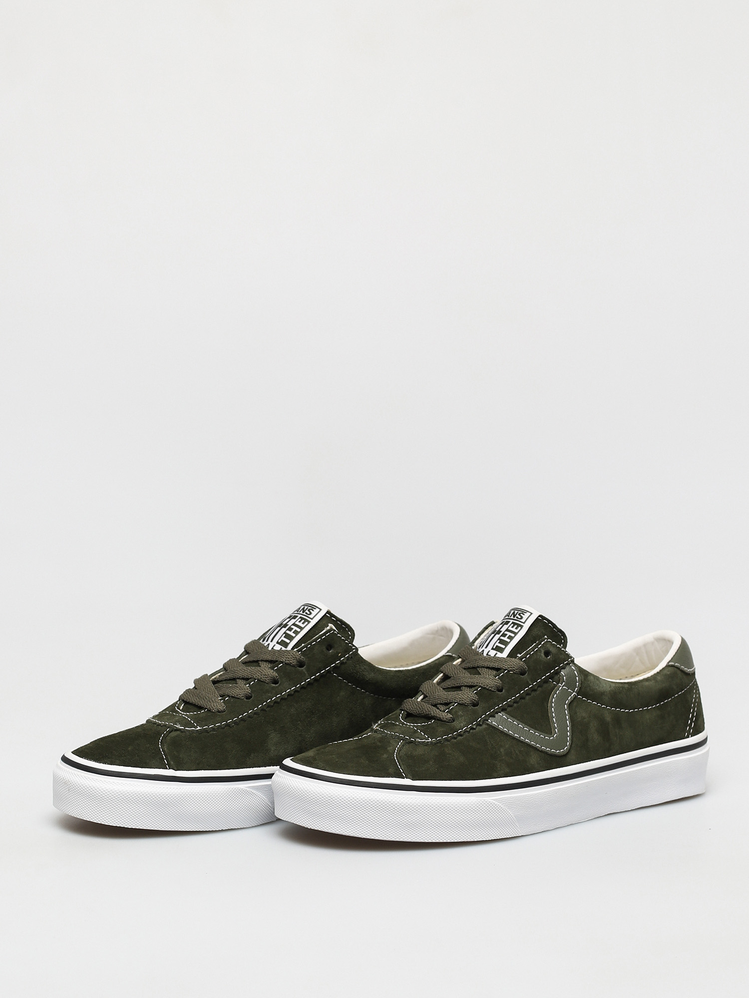Topánky Vans Sport (pig suede olive/true white)