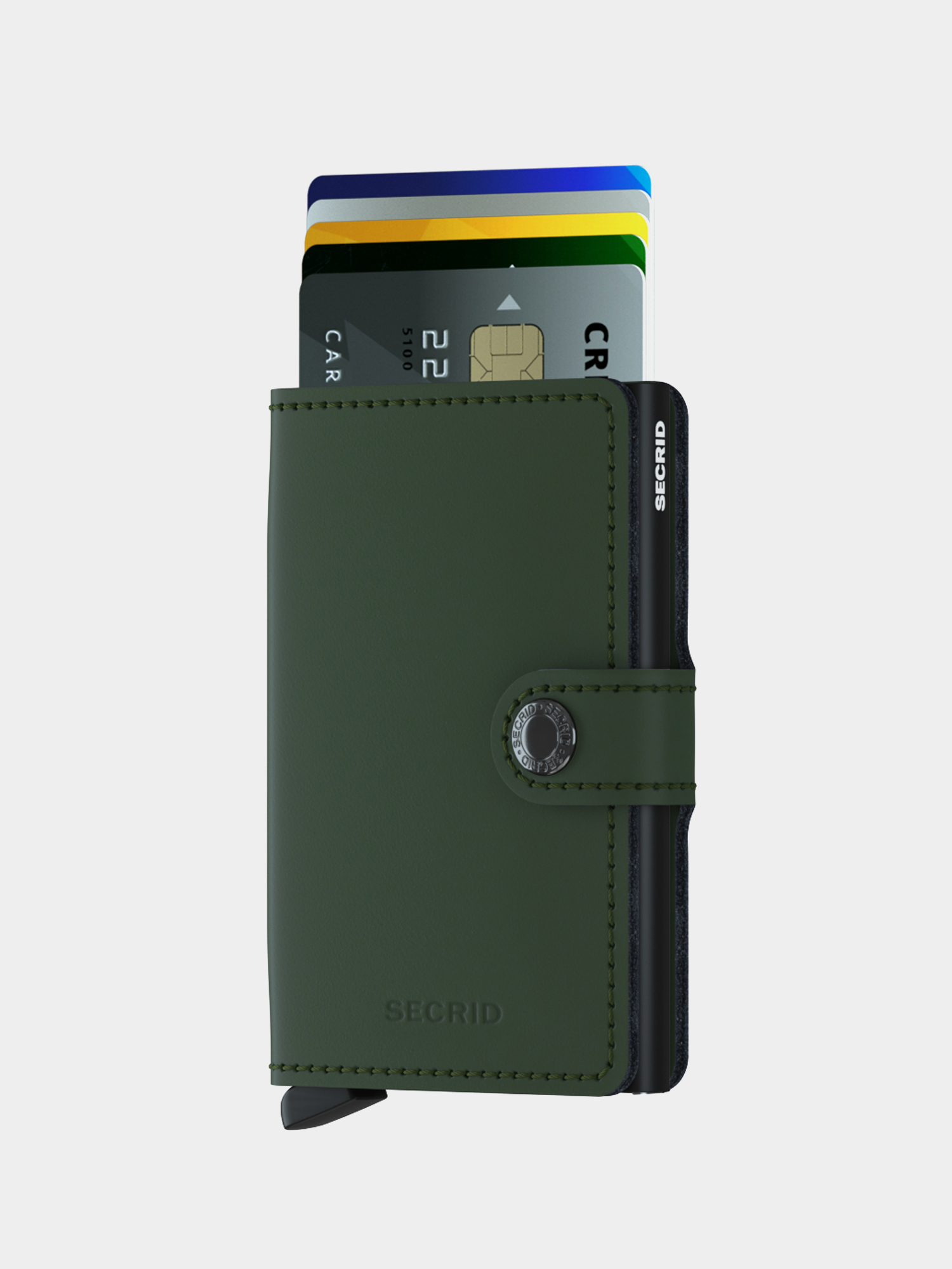 Peňaženka Secrid Miniwallet (matte green/black)