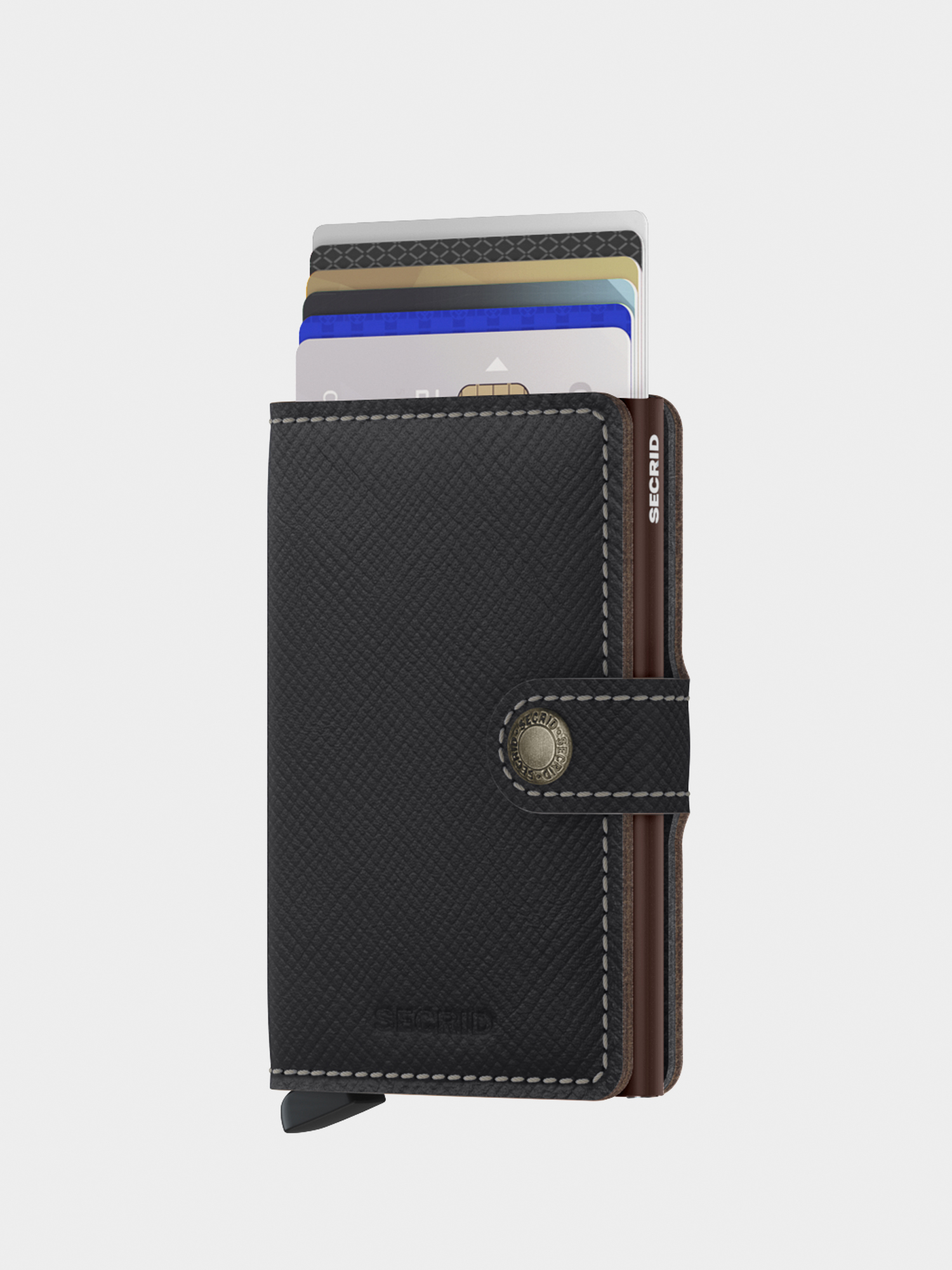 Peňaženka Secrid Miniwallet (saffiano brown)