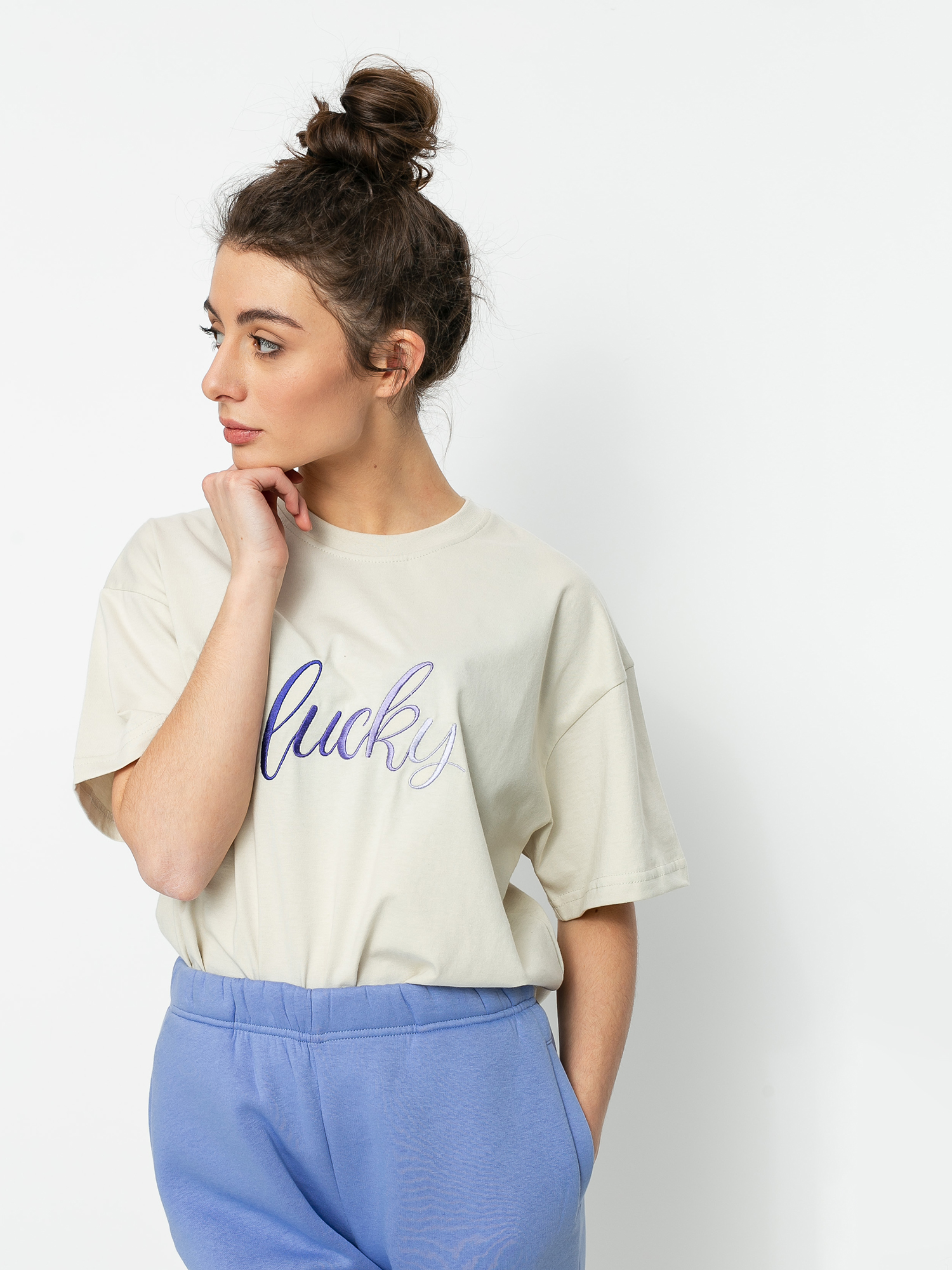 Tričko Local Heroes Lucky Nude Wmn (beige)