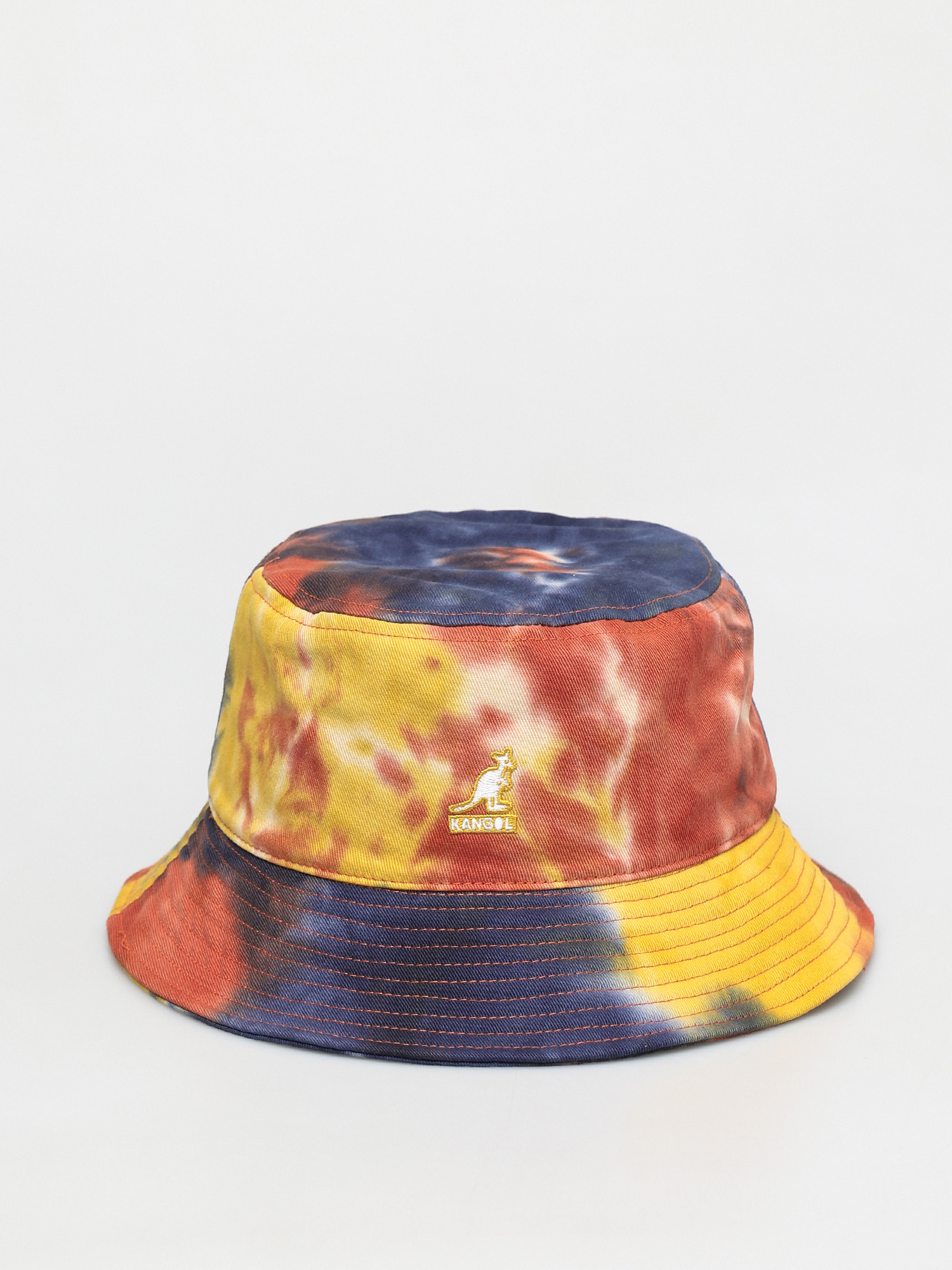 Klobúk Kangol Tie Dye Bucket (golden palm)