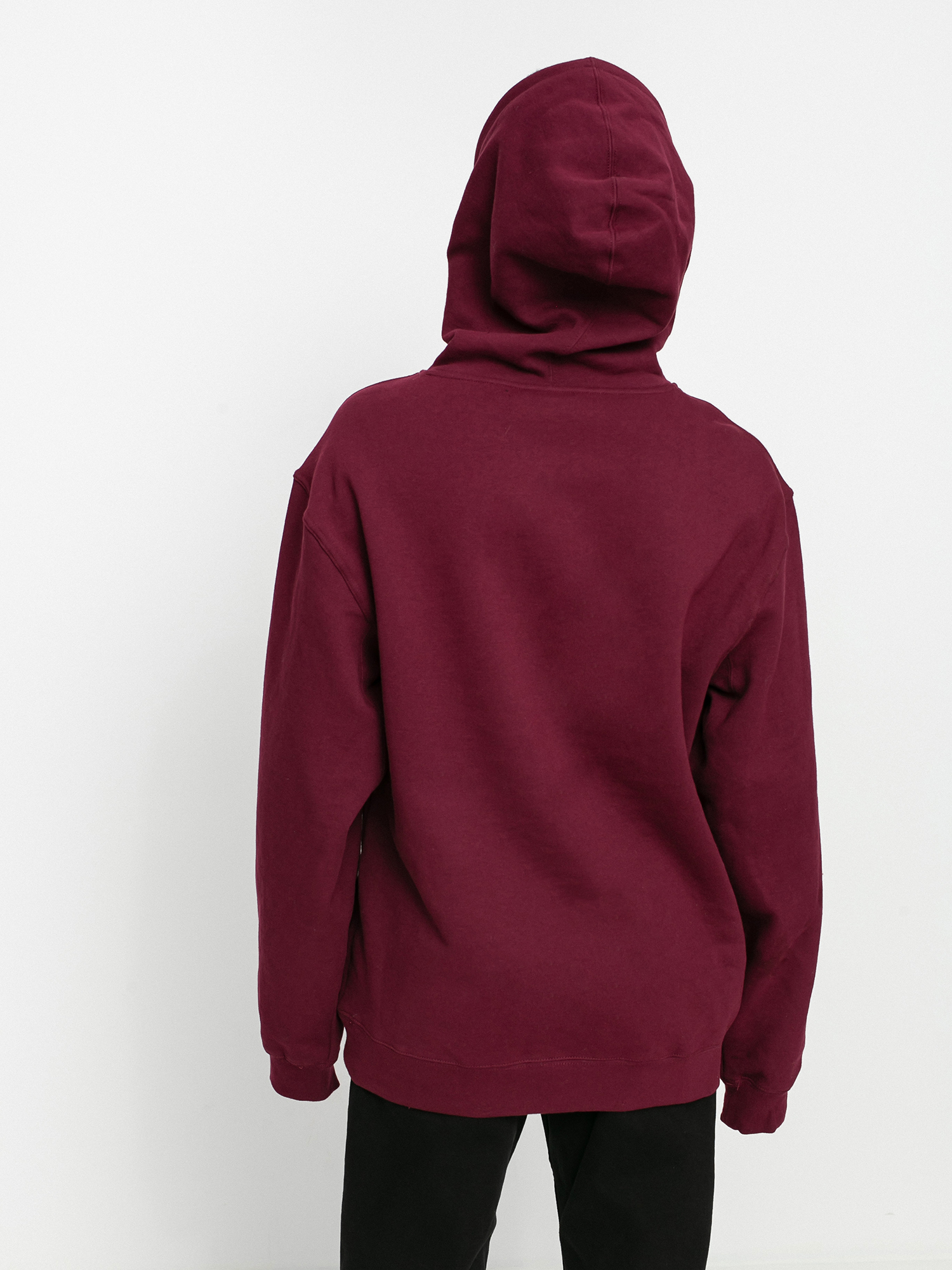 Mikina s kapucňou Primitive Nuevo Puff HD (burgundy)