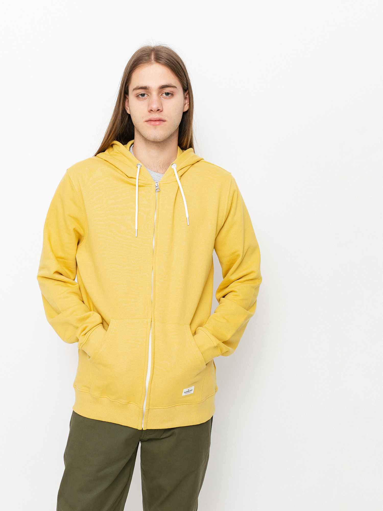 Mikina s kapucňou Quiksilver Essentials ZHD (rattan)