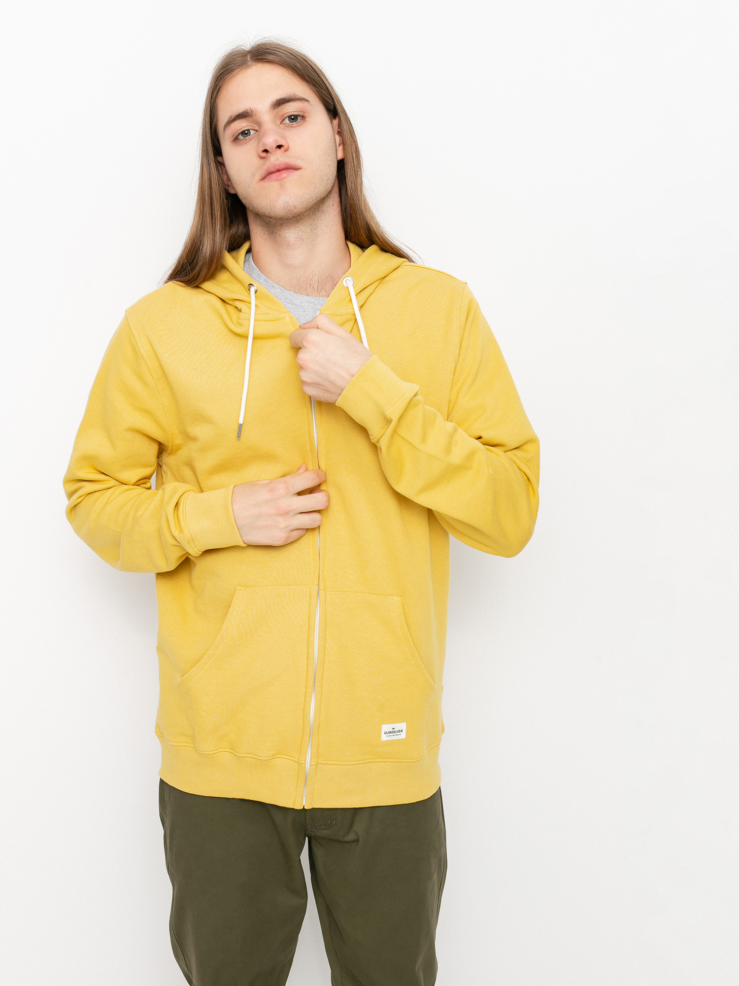 Mikina s kapucňou Quiksilver Essentials ZHD (rattan)