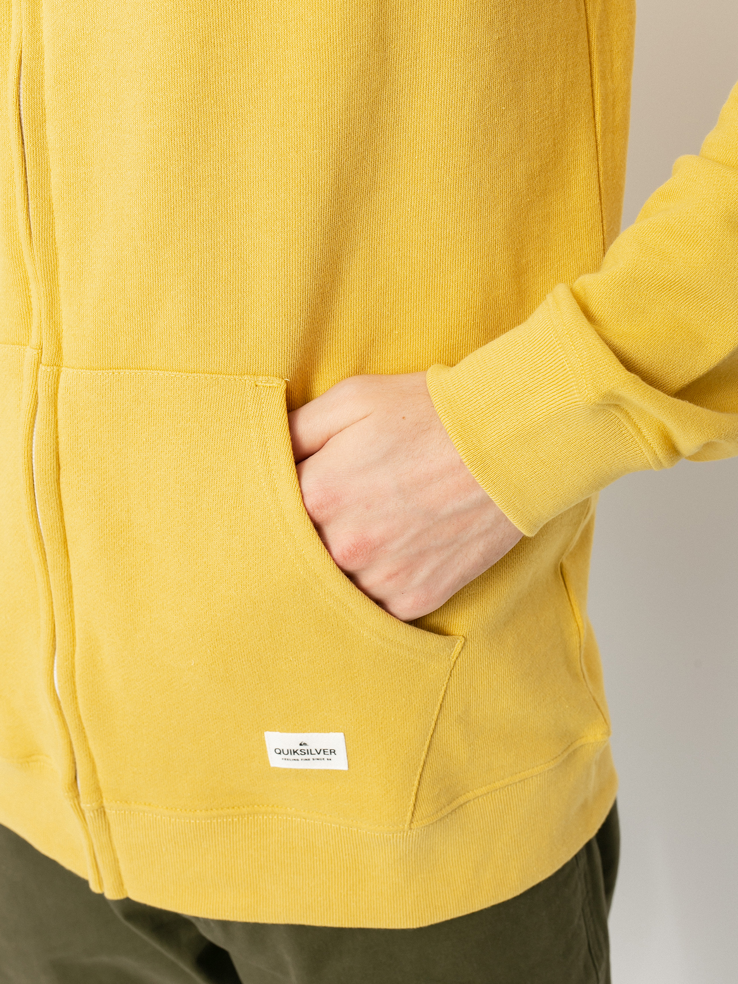 Mikina s kapucňou Quiksilver Essentials ZHD (rattan)