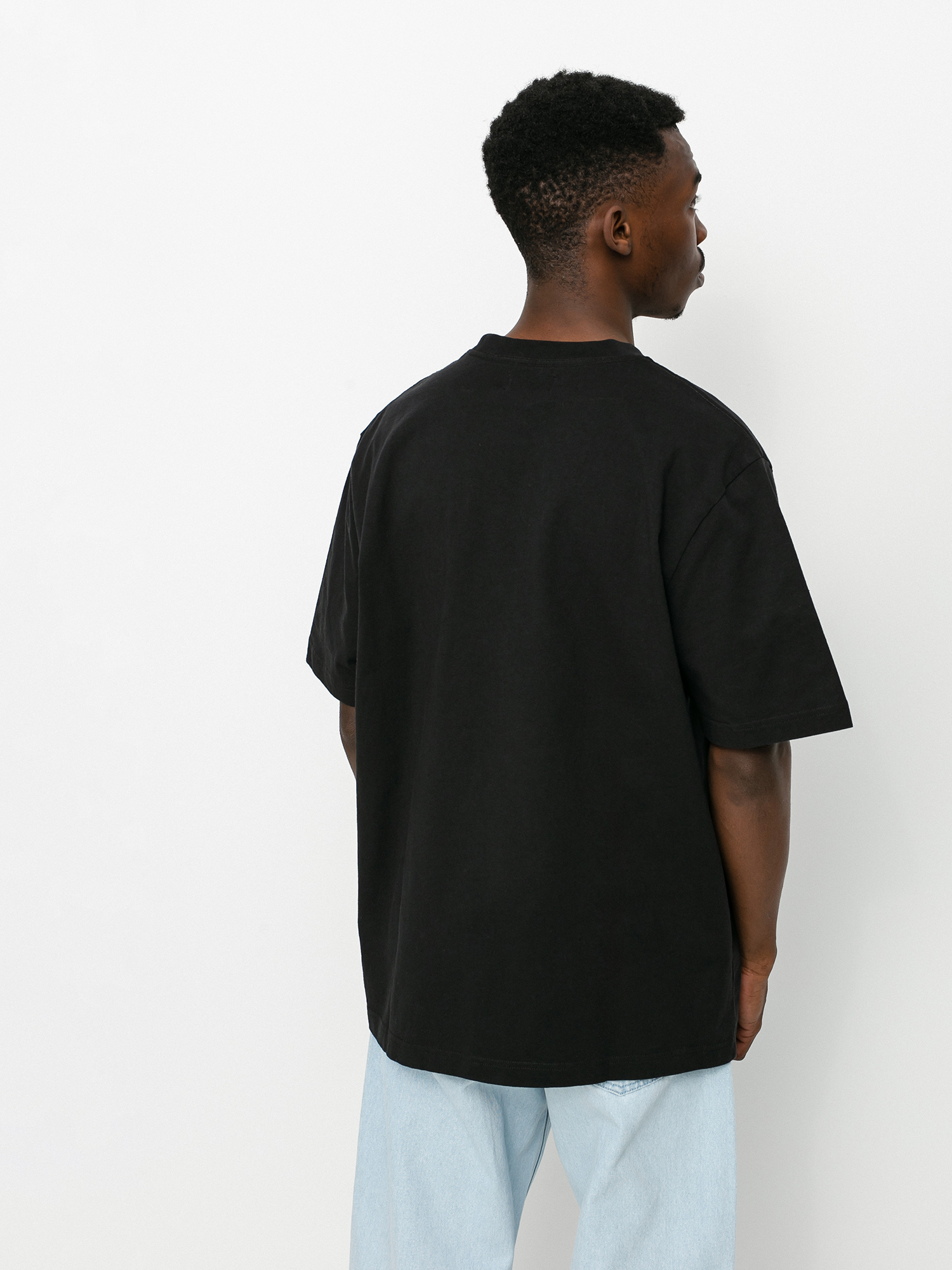 Tričko Stussy Stock Logo (black)