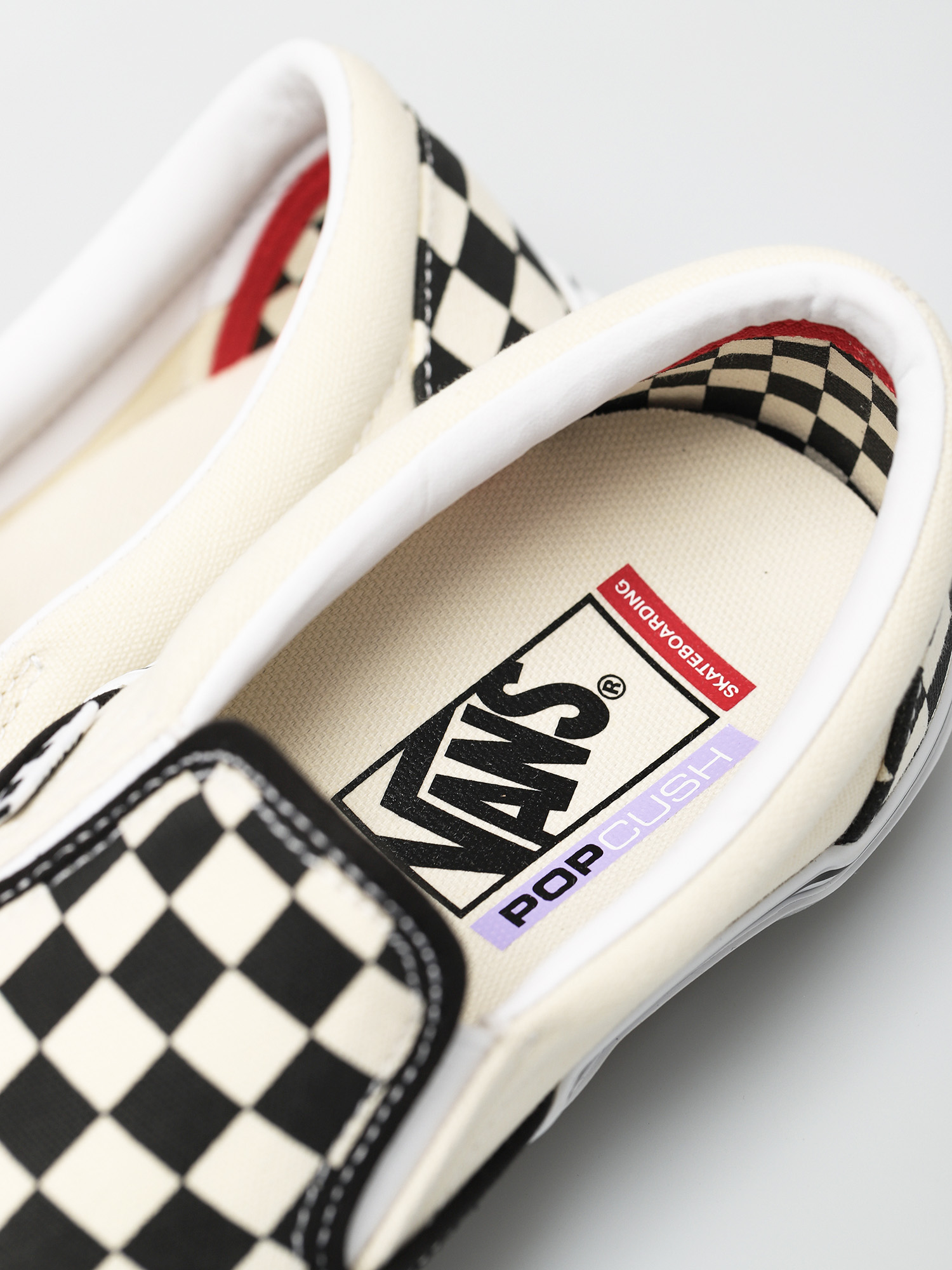 Topánky Vans Skate Slip On (checkerboard black/off white)