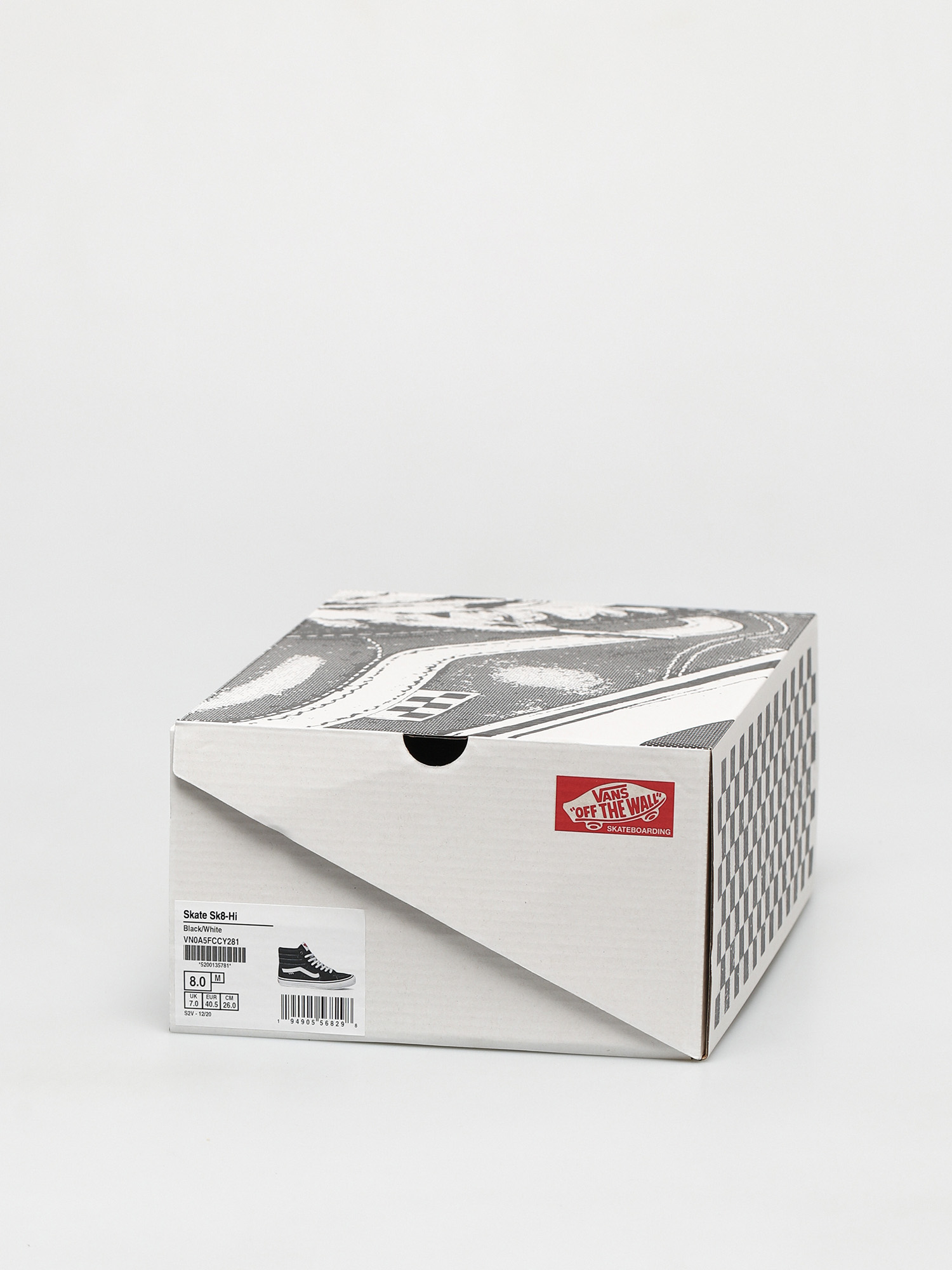 Topánky Vans Skate Sk8 Hi (black/white)