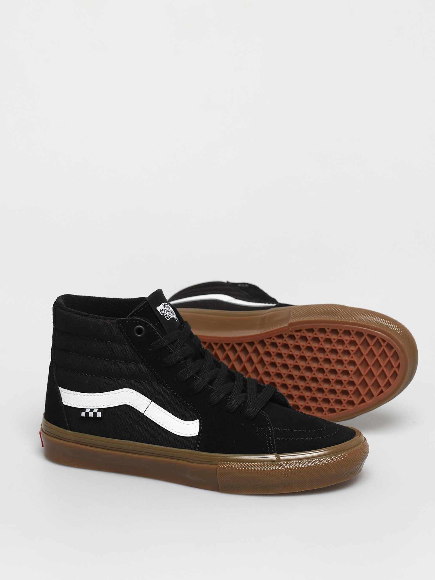 Topánky Vans Skate Sk8 Hi (black/gum)