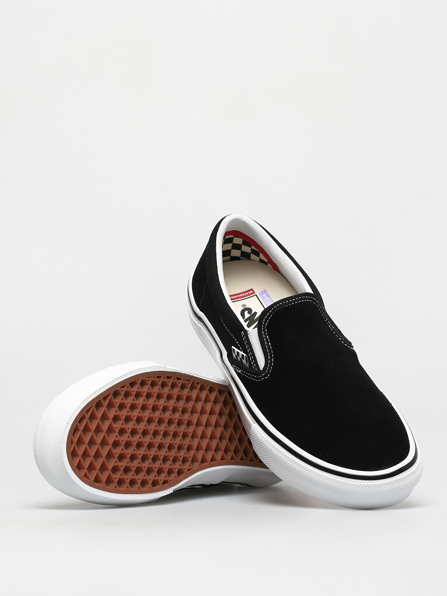 Topánky Vans Skate Slip On (black/white)