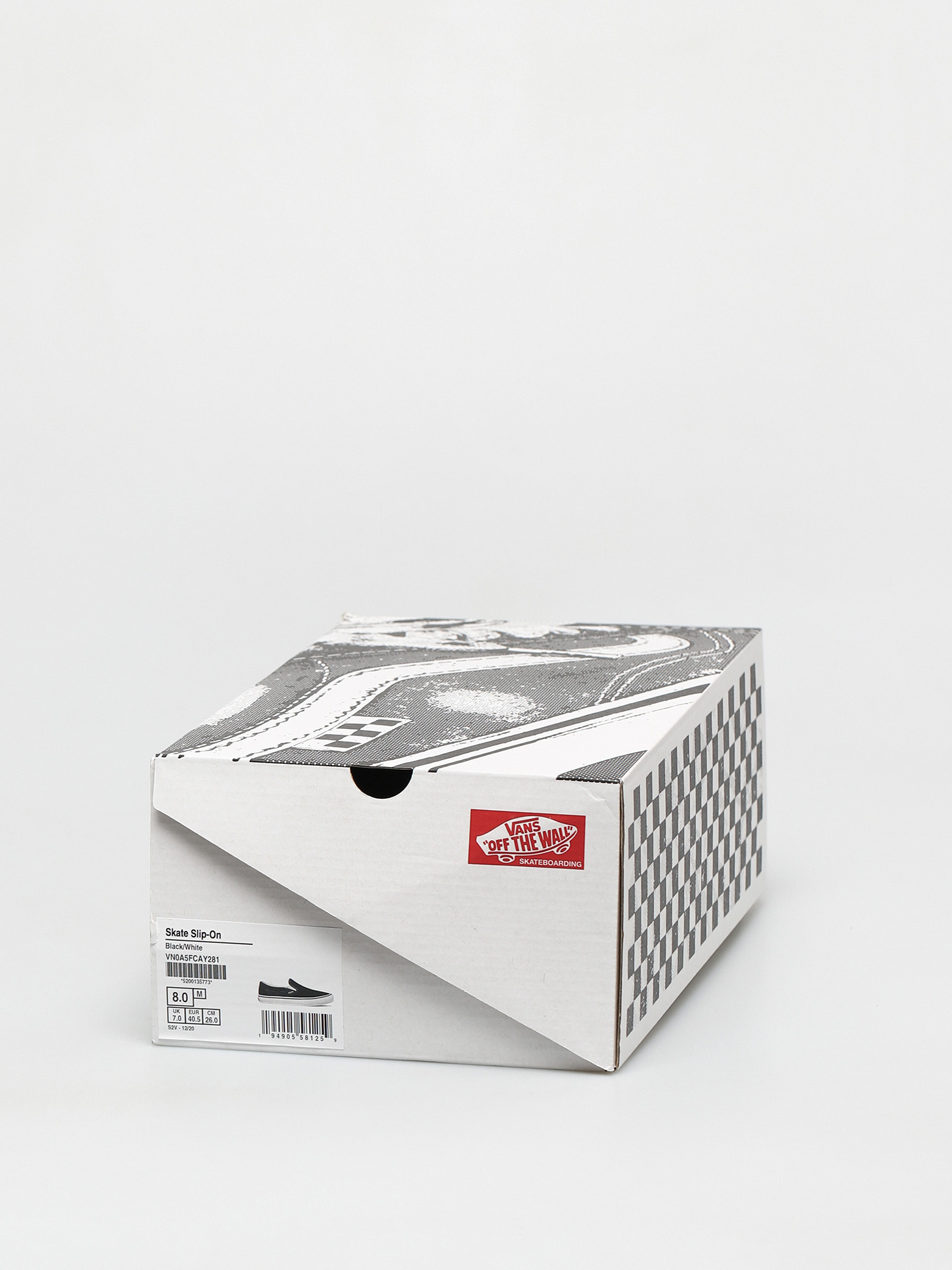 Topánky Vans Skate Slip On (black/white)