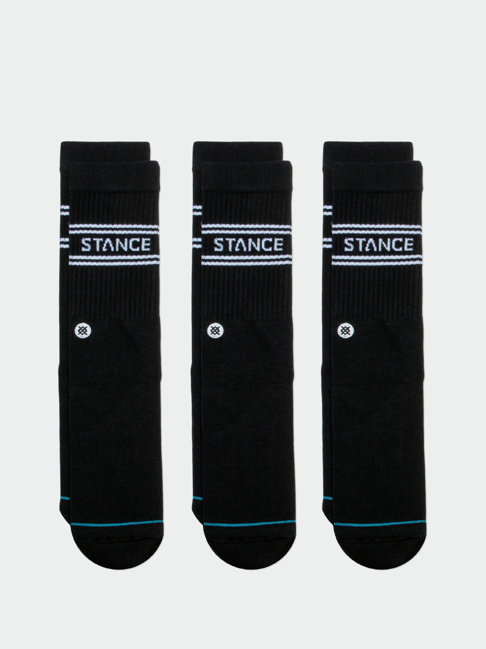 Ponožky Stance Basic 3 Pack Crew (black)